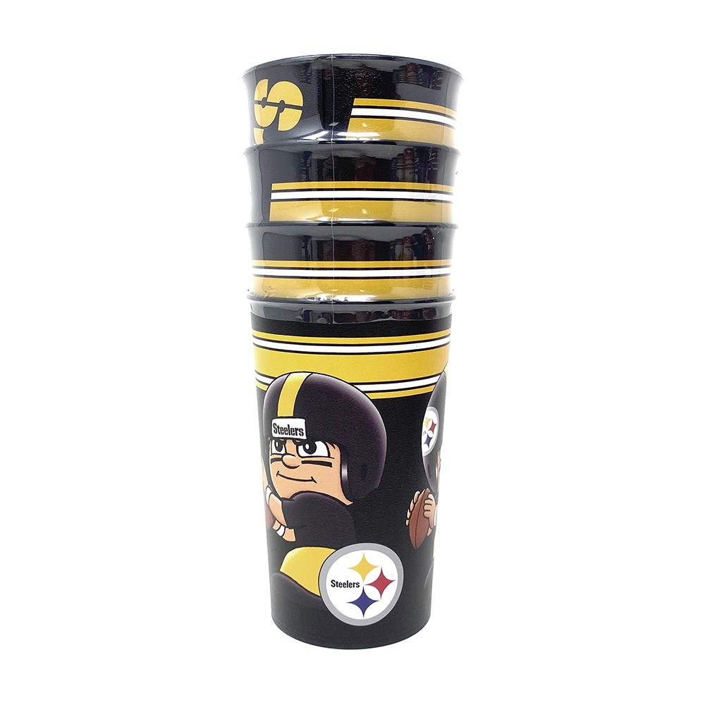 Pittsburgh Steelers Party Becher (4er-Set) 650ml