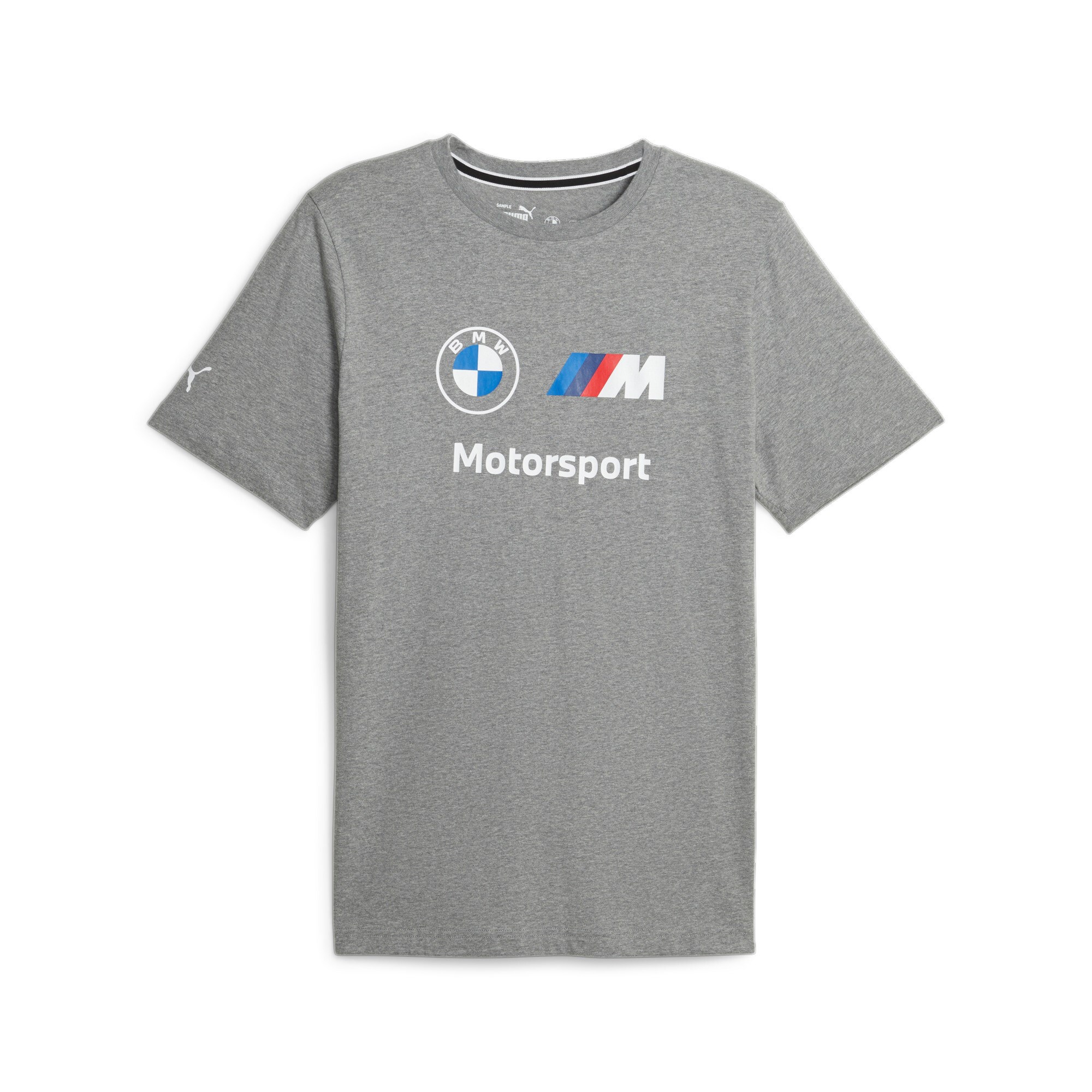 BMW Motorsport Puma T Shirt Logo grau