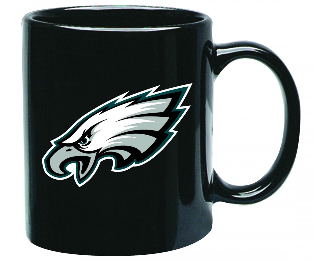 Philadelphia Eagles Black Glossy Mug