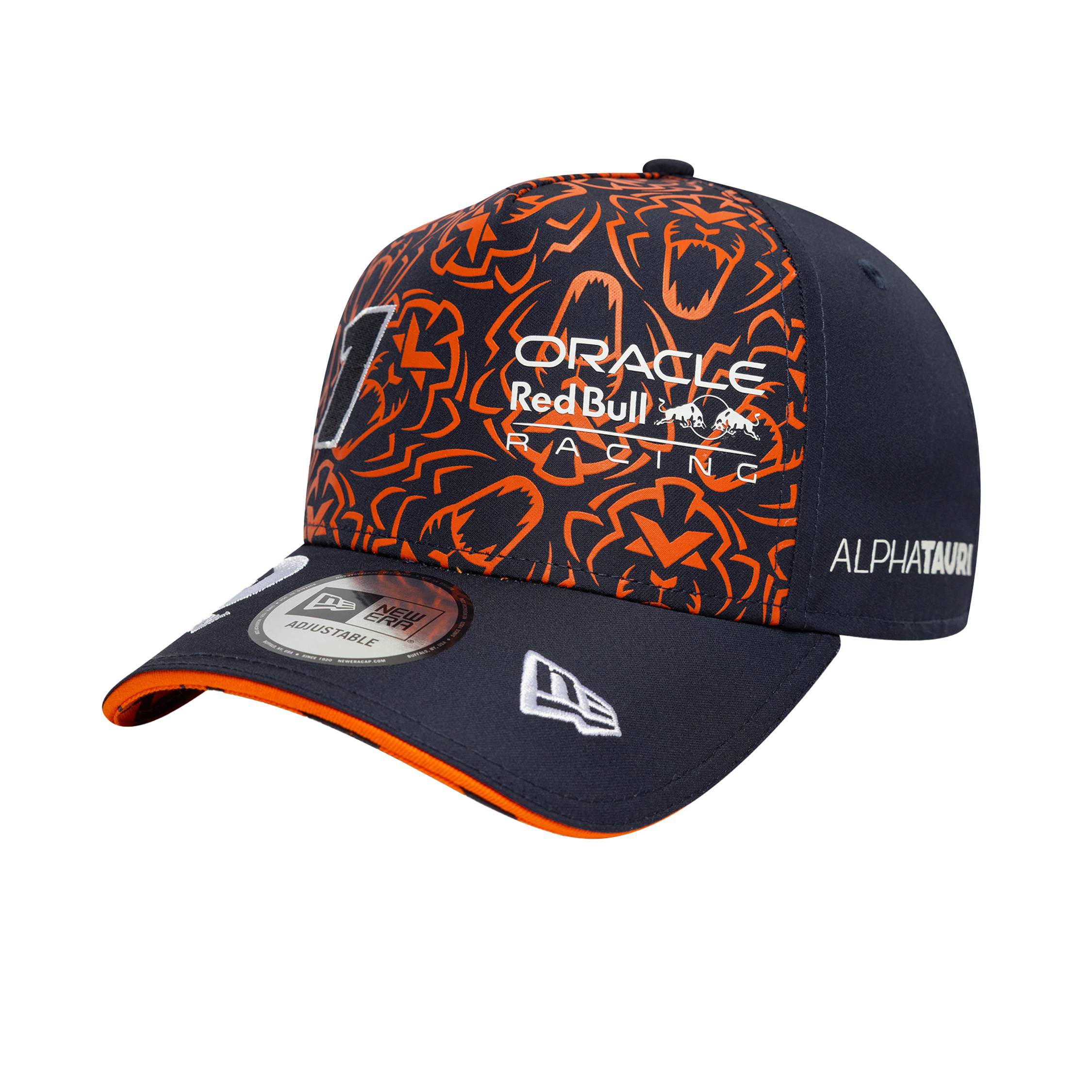 Red Bull Racing New Era Max Verstappen Cap "Orange Lion" - blau