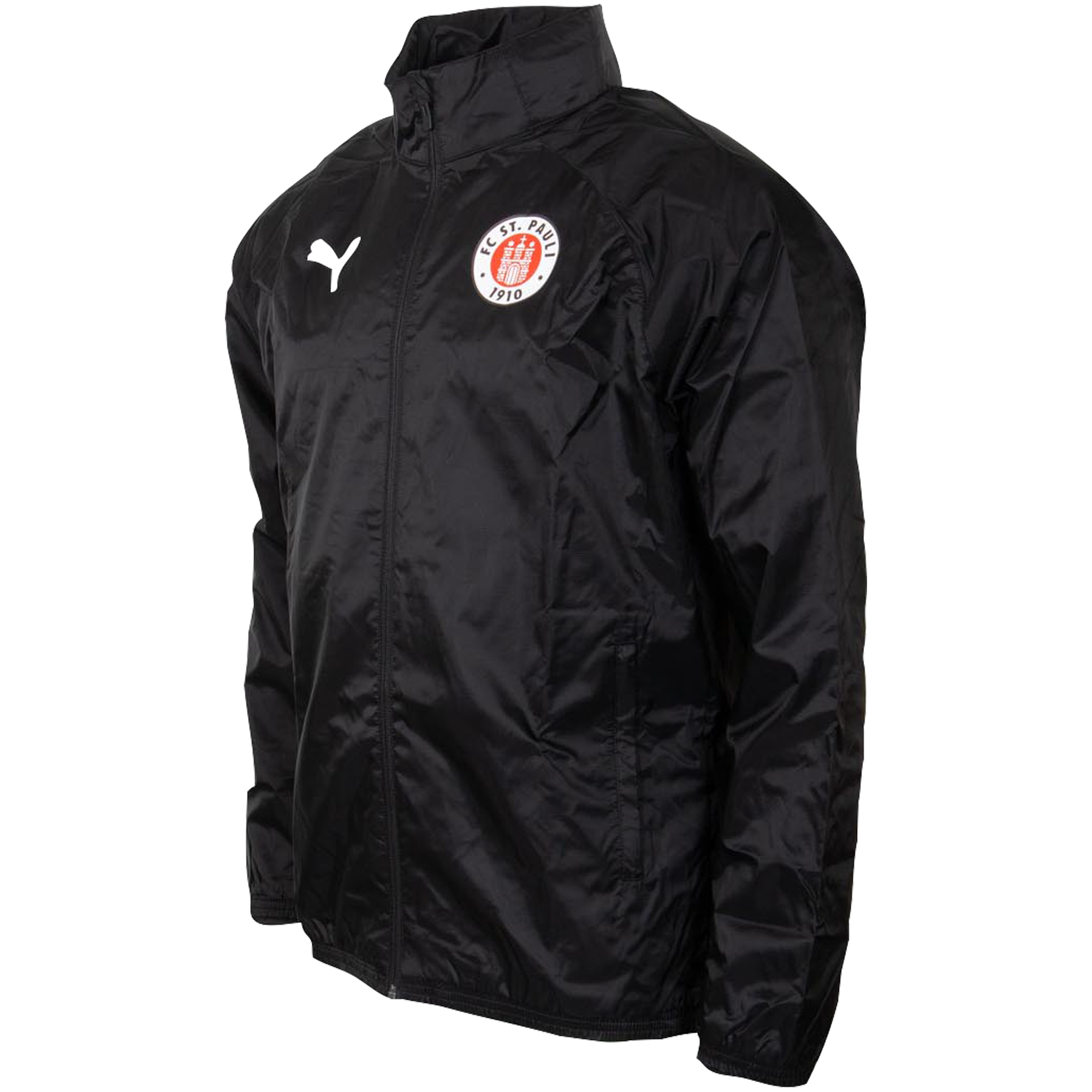FC St. Pauli - PUMA leichte All-Weather Jacke - schwarz