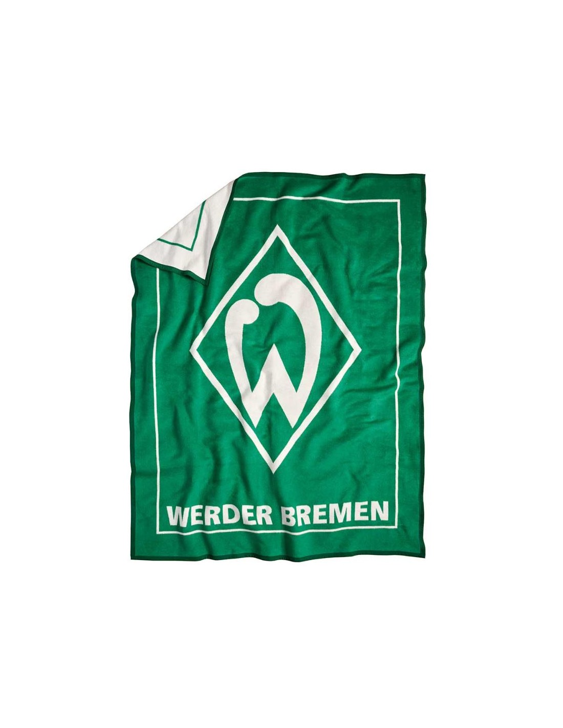 SV Werder Bremen - Veloursdecke Raute - grün