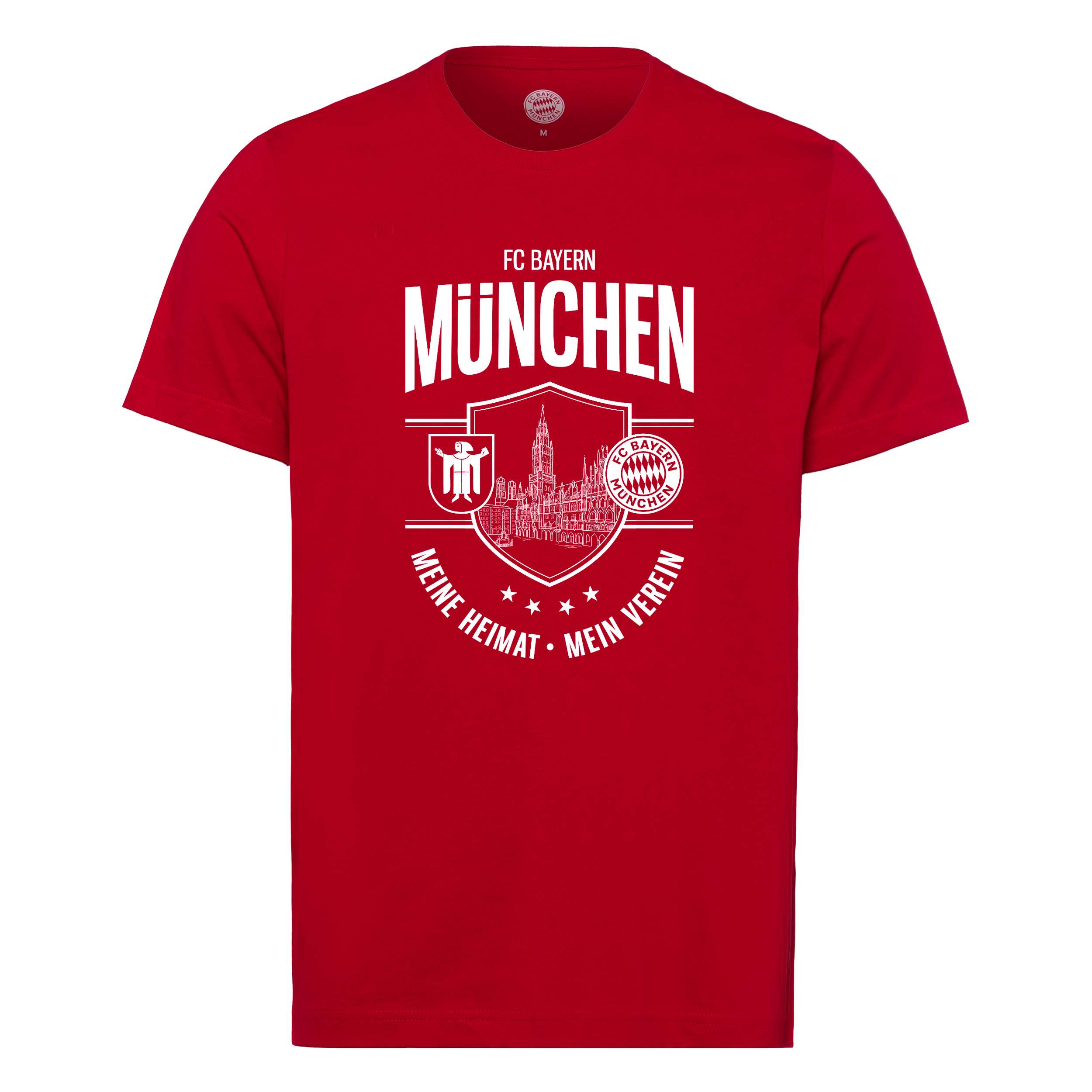FC Bayern München T-Shirt "Meine Heimat, Mein Verein" - rot