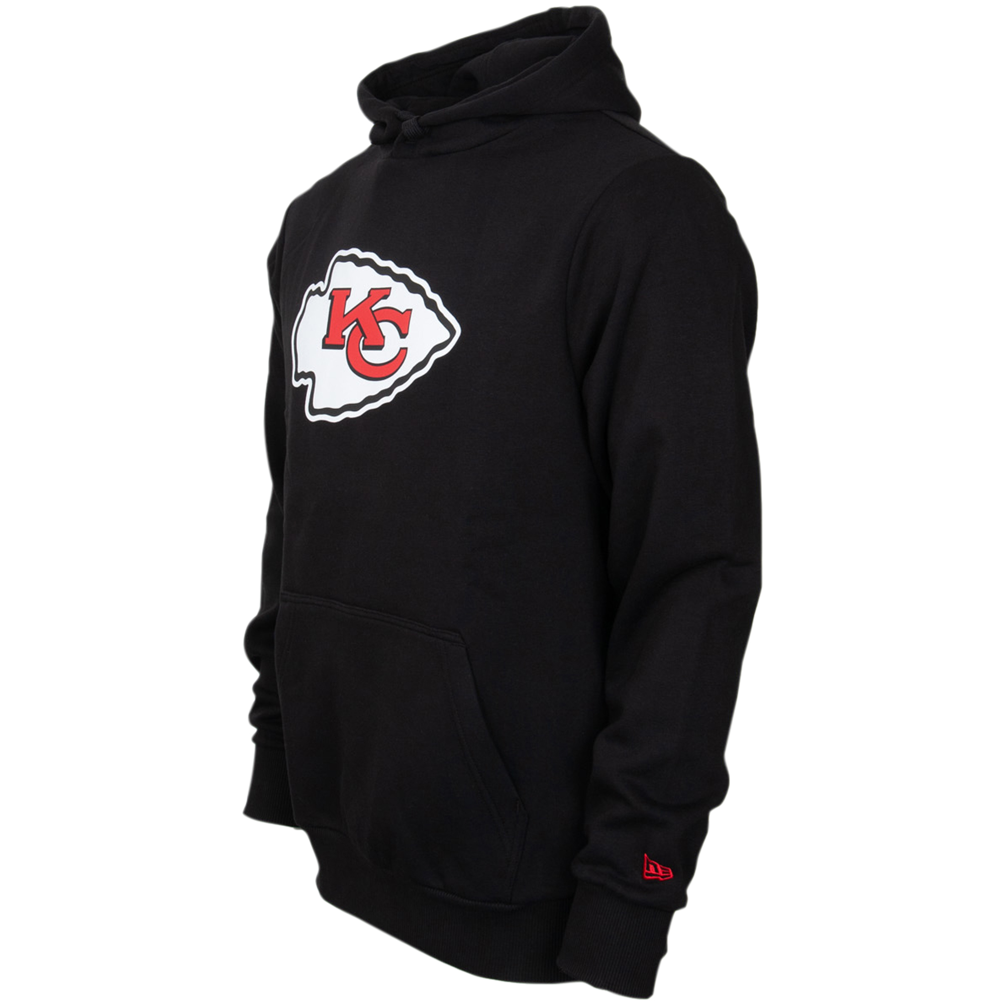 Kansas City Chiefs New Era Logo Kapuzenpullover - schwarz