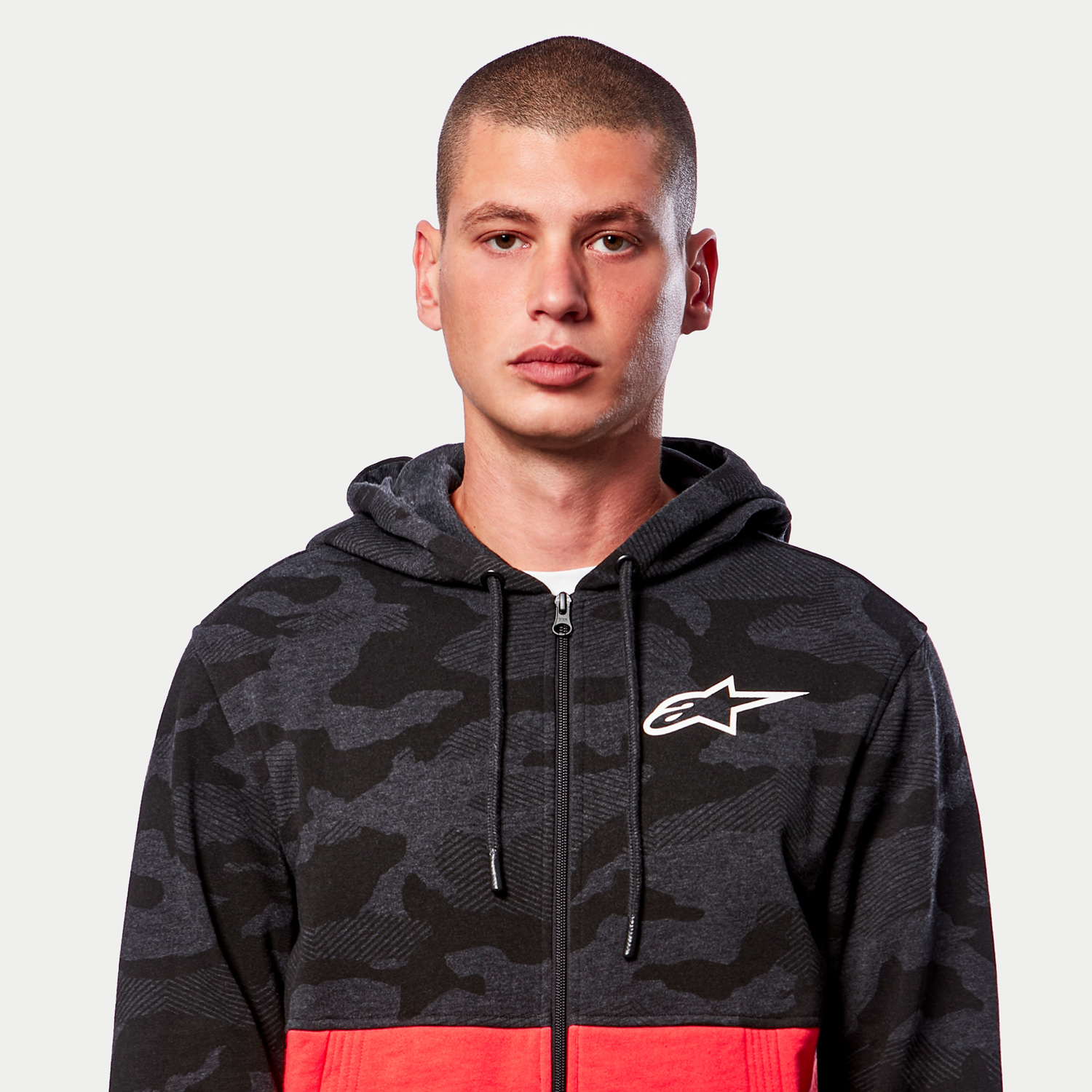 Alpinestars Kapuzensweatjacke "Camo" - multicolor