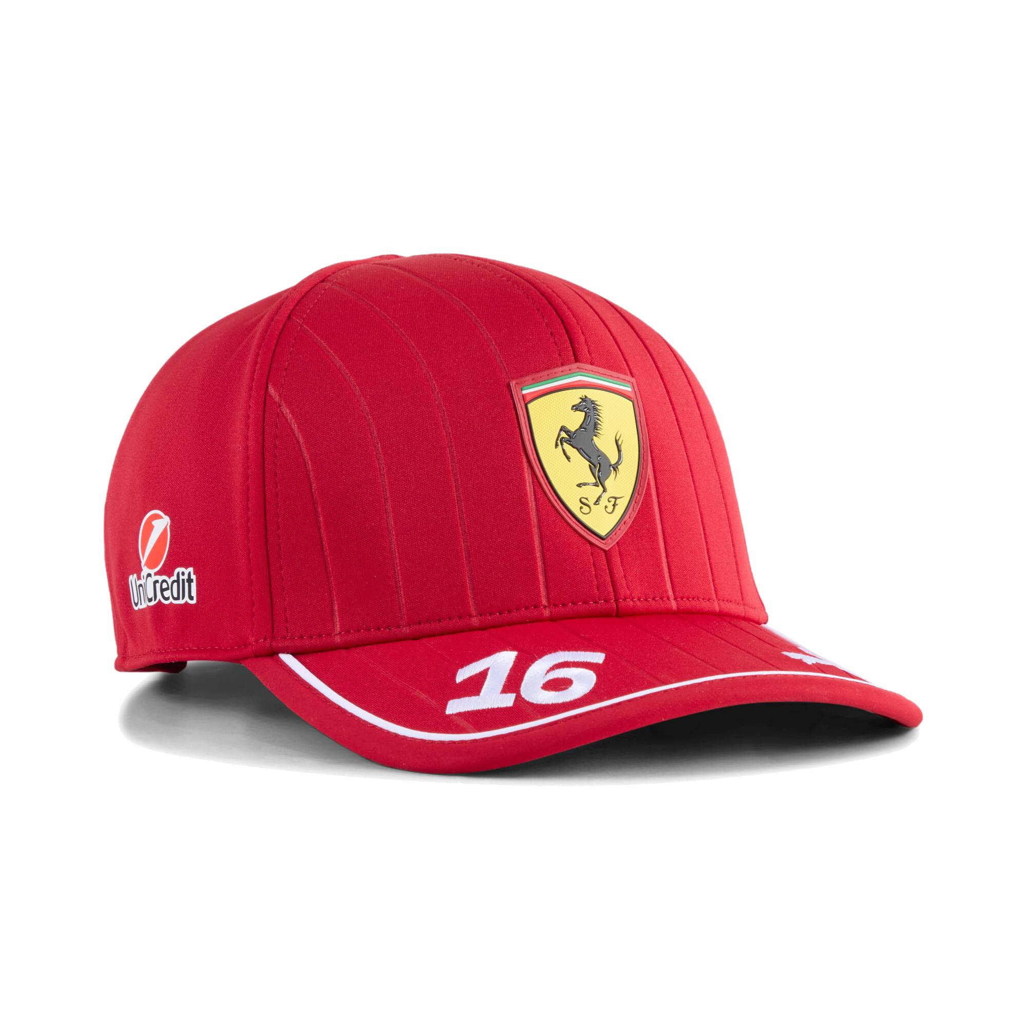 Scuderia Ferrari Team Cap "Charles Leclerc" Puma 2025 - rot