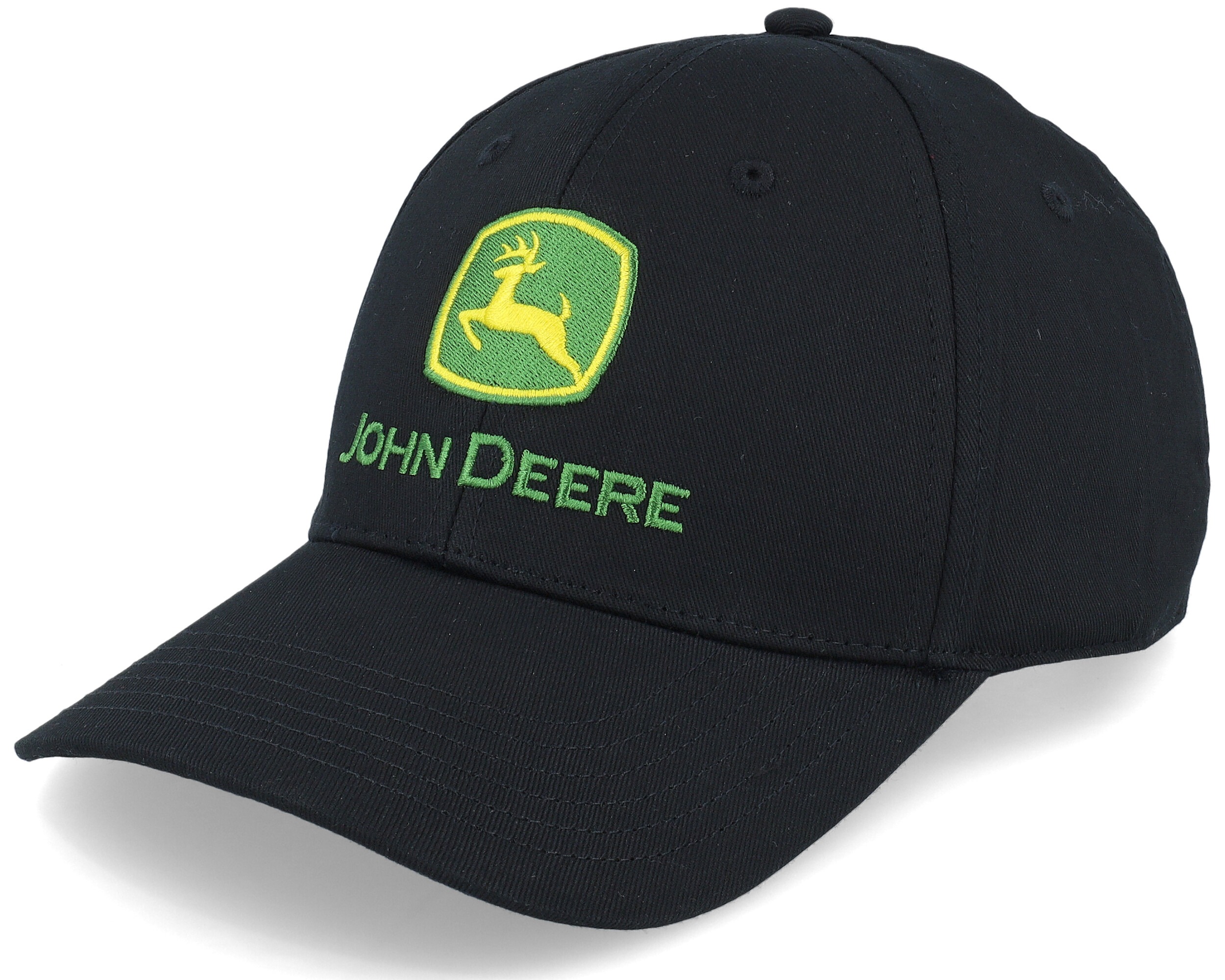 John Deere Cap Logo Nrlad - schwarz