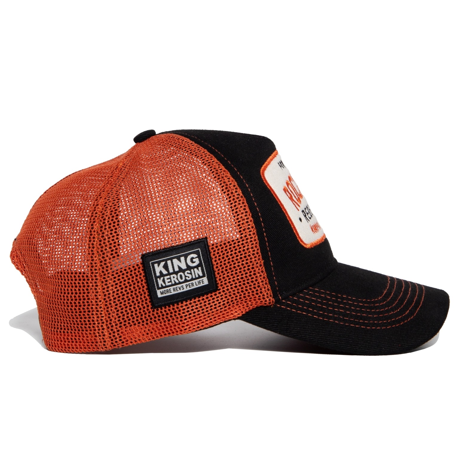 King Kerosin Trucker Cap "Rebel Kings" - schwarz