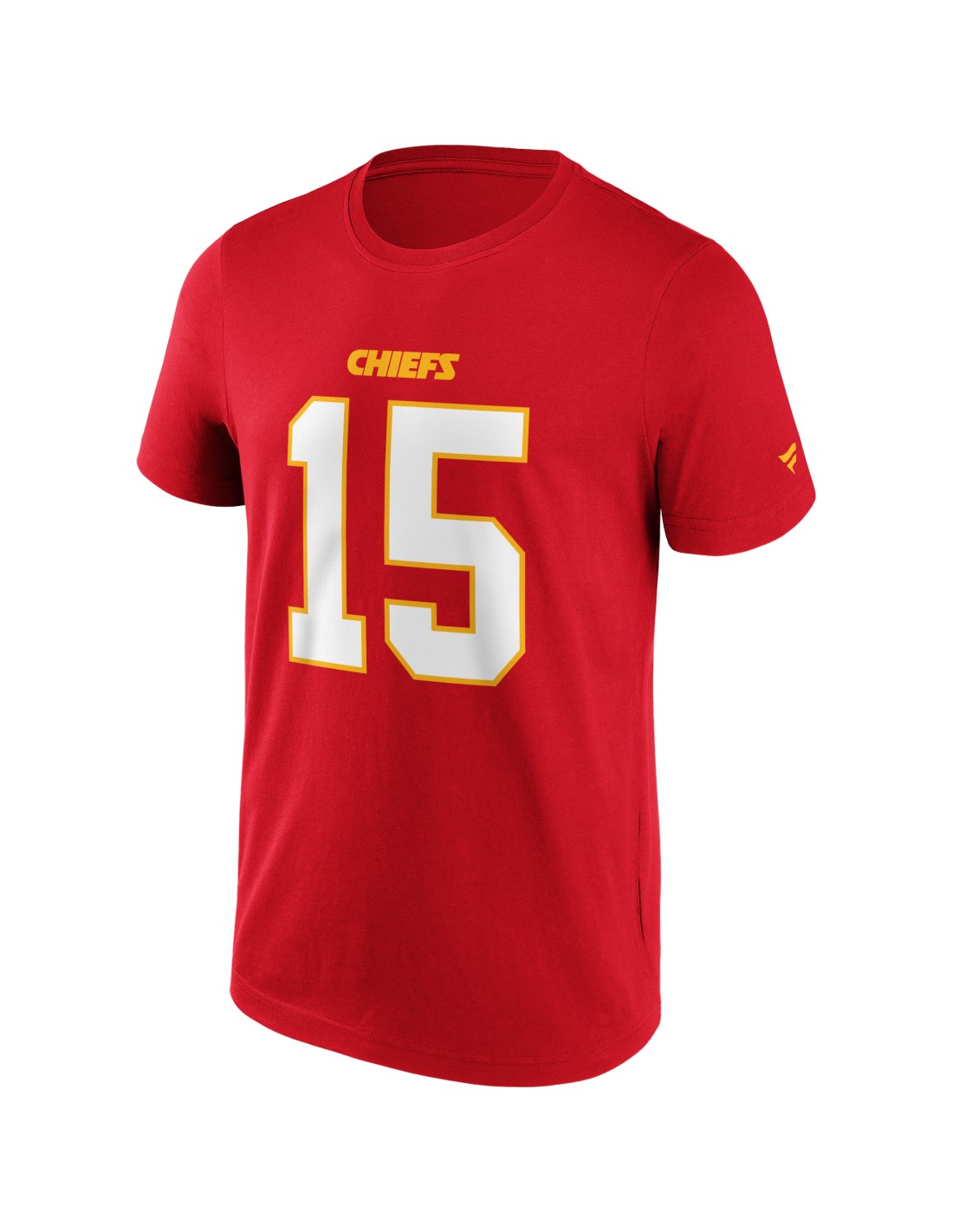 Kansas City Chiefs Mahomes #15 T-Shirt Front- & Backprint - rot