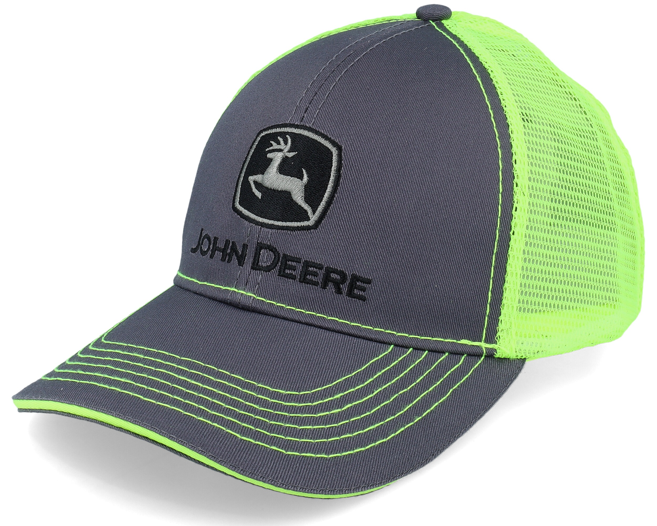 John Deere Trucker Cap Logo Schwarz - mehrfarbig