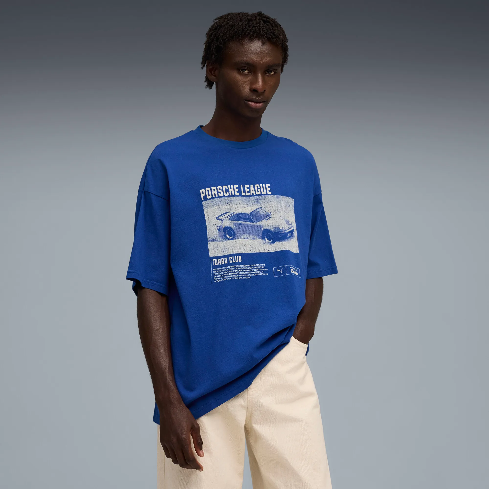 Porsche Legacy Puma T-Shirt "Graphic" - blau