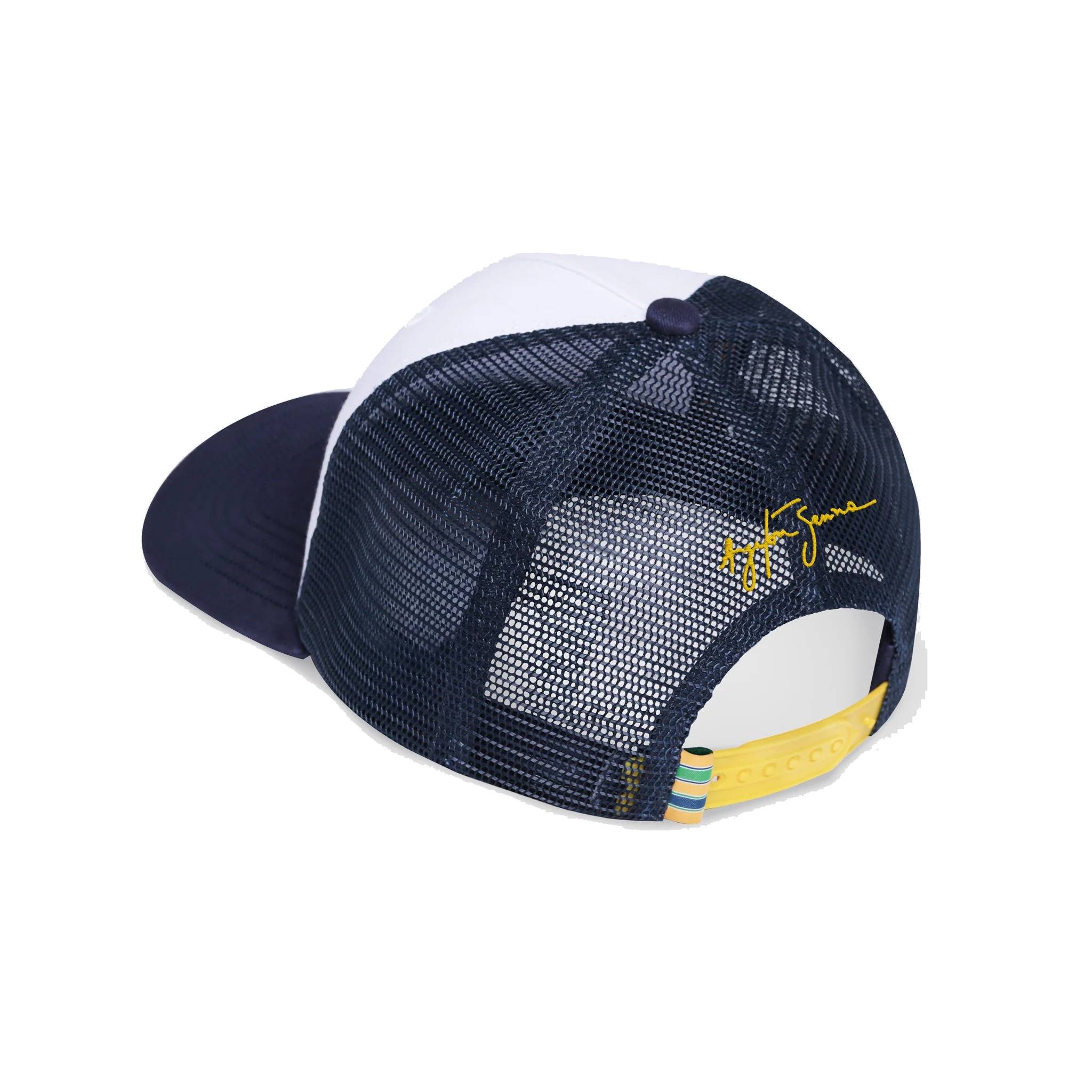 Ayrton Senna Trucker Cap "Doppel S" - blau 