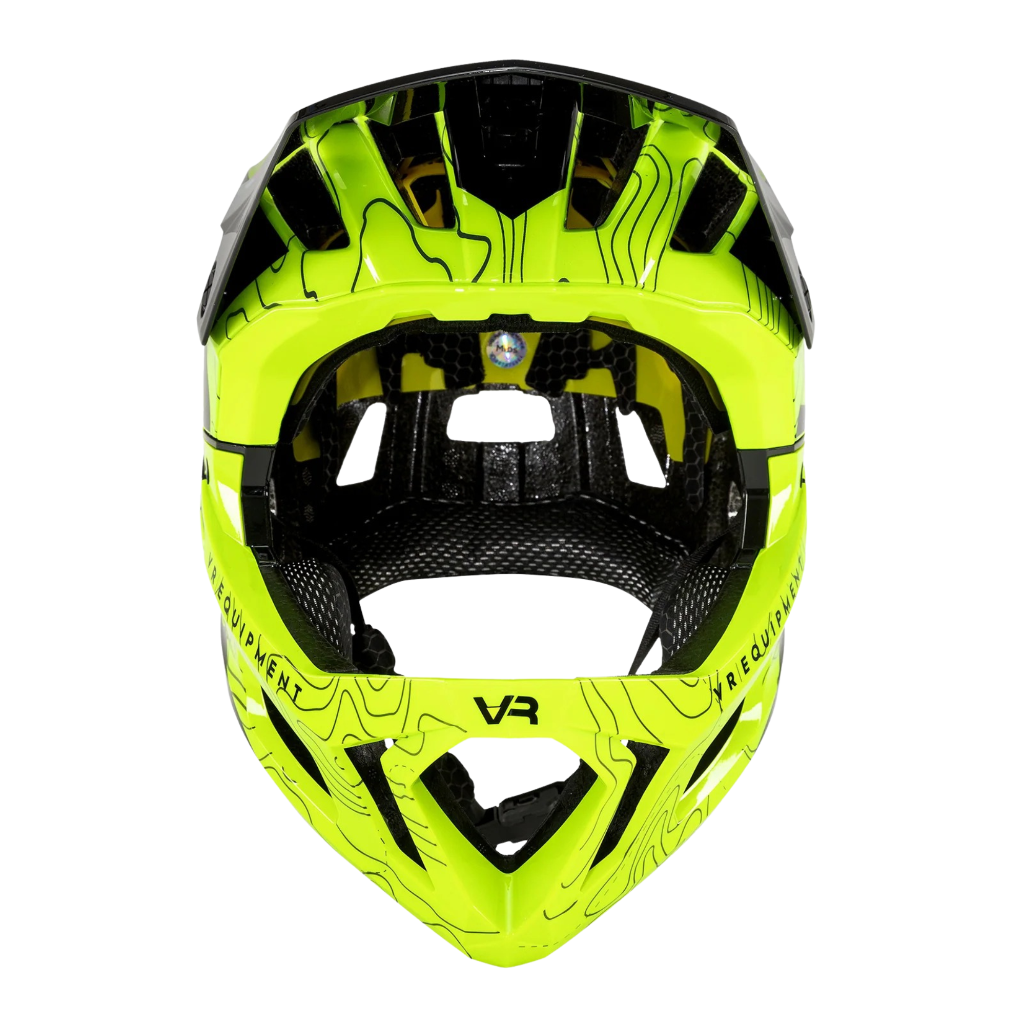 Valentino Rossi Fullface-Helm MTB MIPS - neongelb