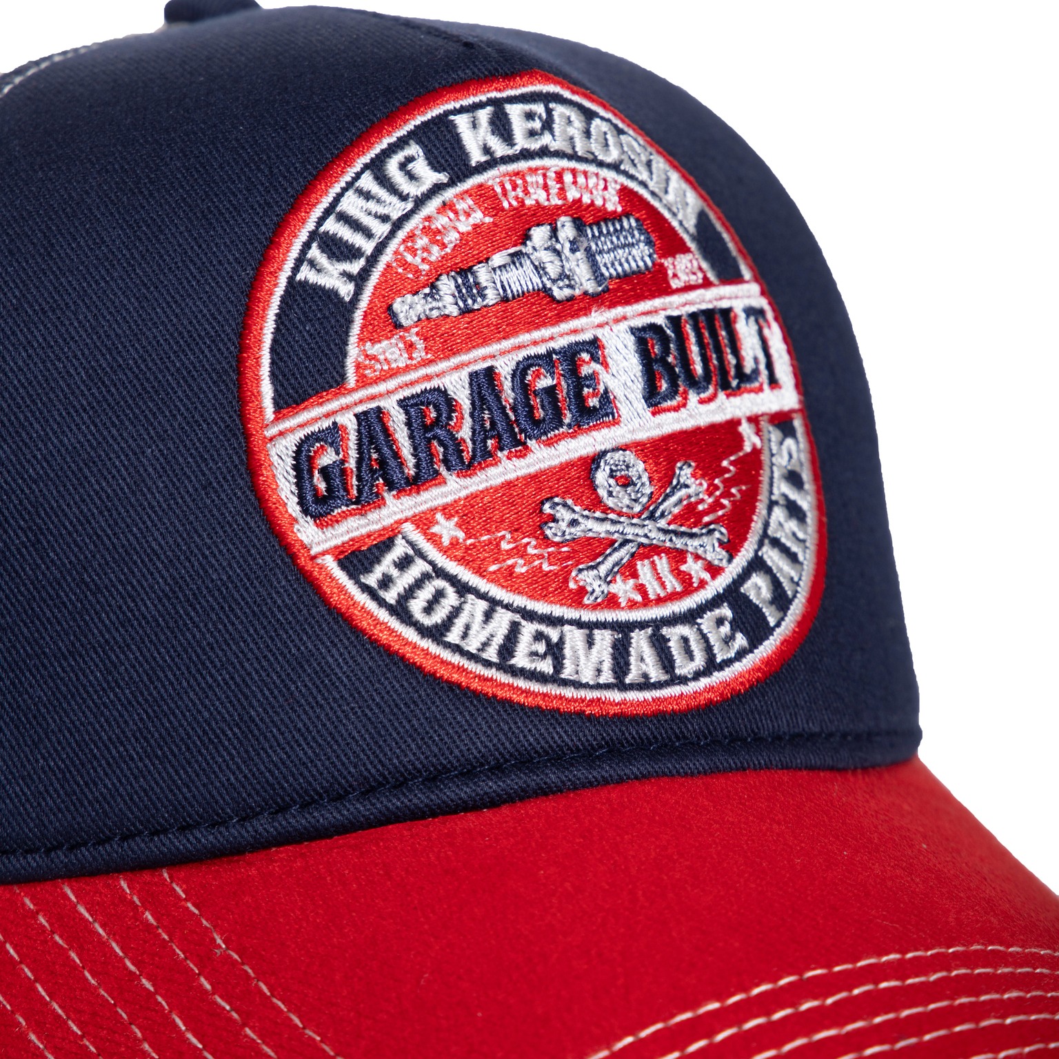 King Kerosin Trucker Cap "Garage Built" - multicolor