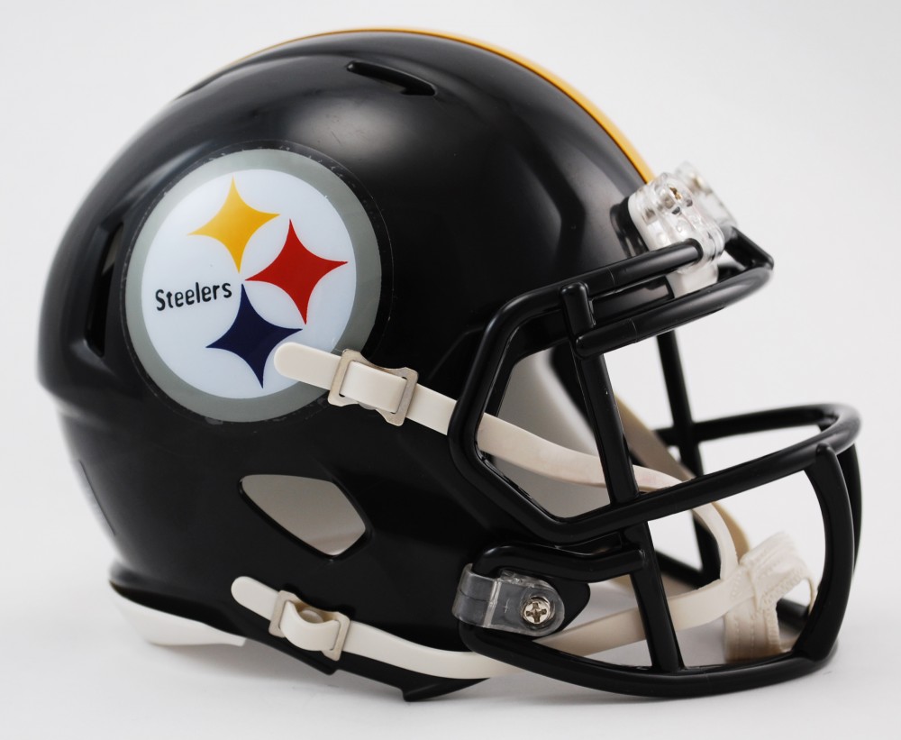 Pittsburgh Steelers - Mini Helm SPEED - schwarz