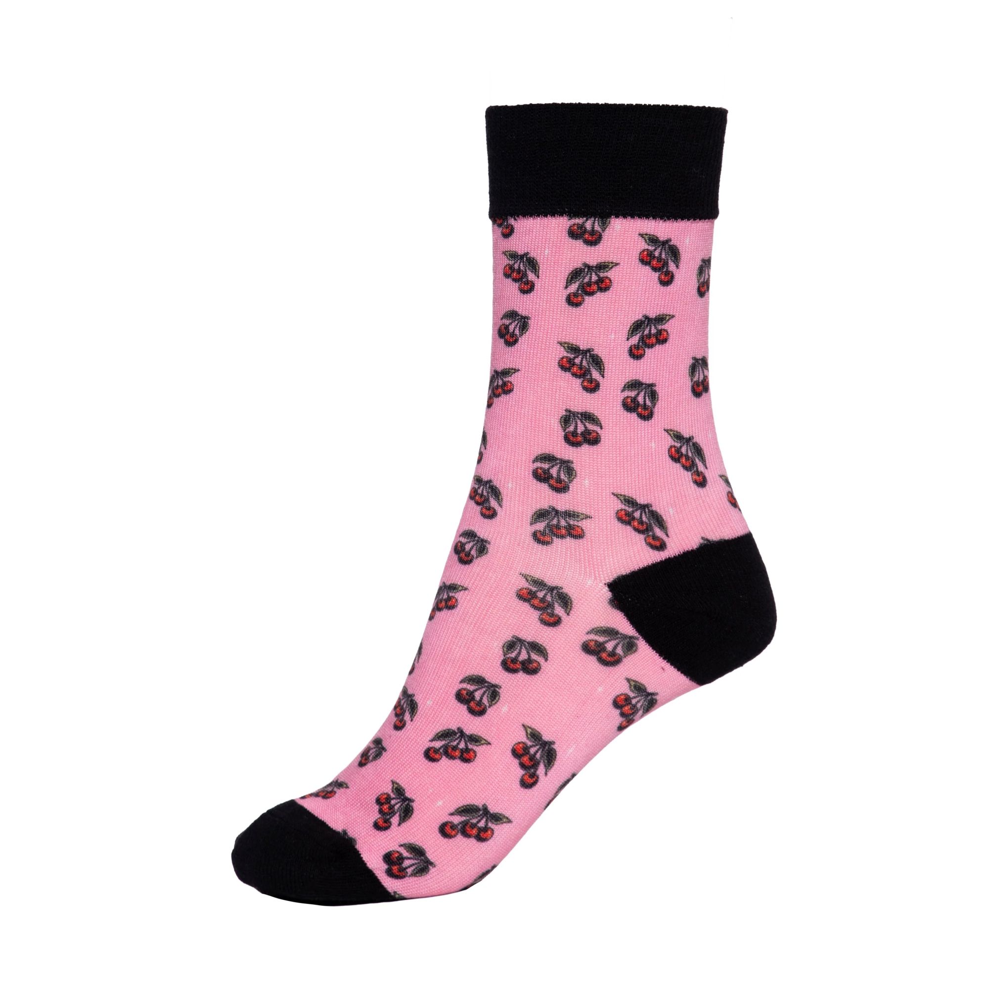 Queen Kerosin - Damen Socken "Cherries"