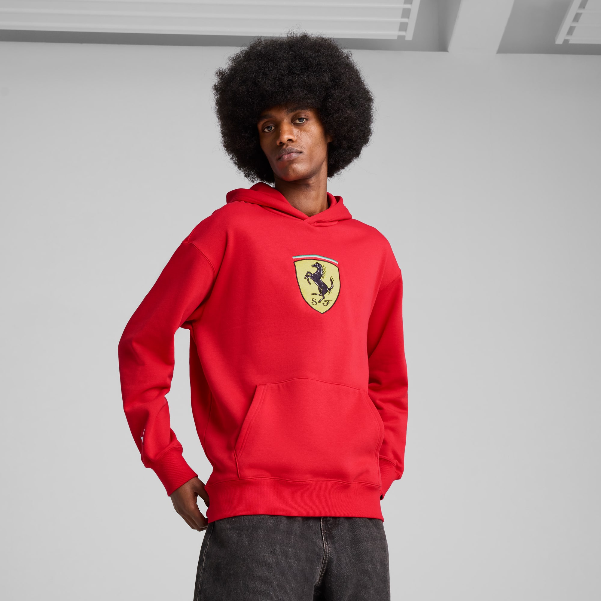 Scuderia Ferrari Kapuzenpullover "Small Shield" Puma