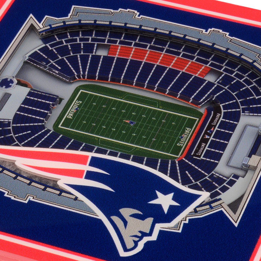 New England Patriots 3DStadiumView Untersetzer 2er