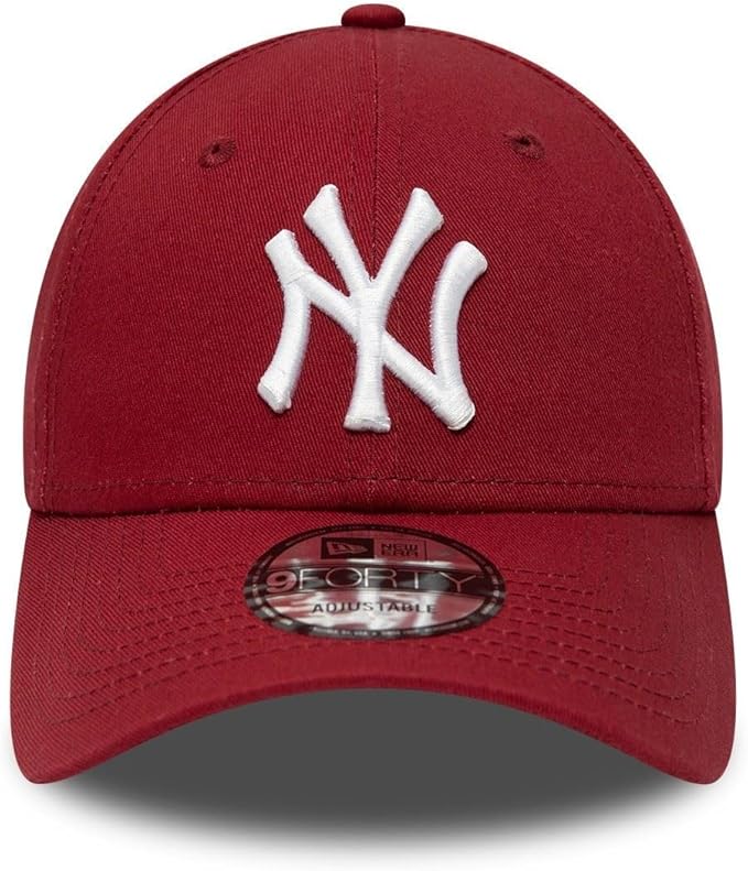 New York Yankees Essential 9FORTY verstellbare New Era Cap - bordeaux
