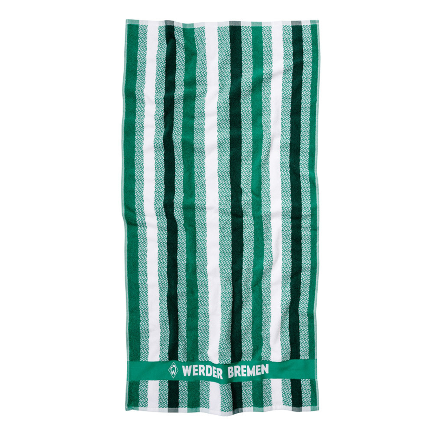 SV Werder Bremen Duschtuch Streifen GOTS 140x70 cm - grün