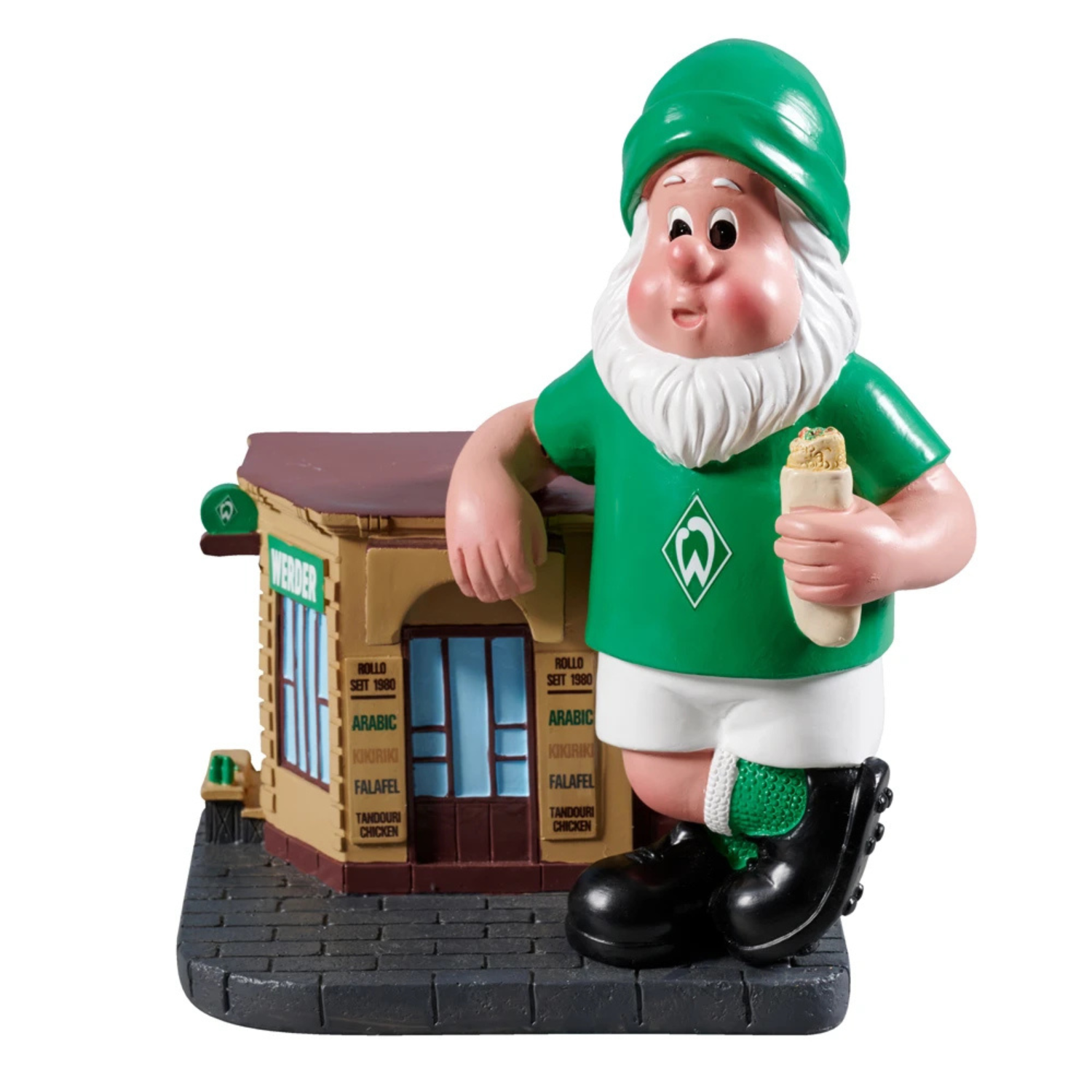 Werder Bremen Gartenzwerg "Imbiss"