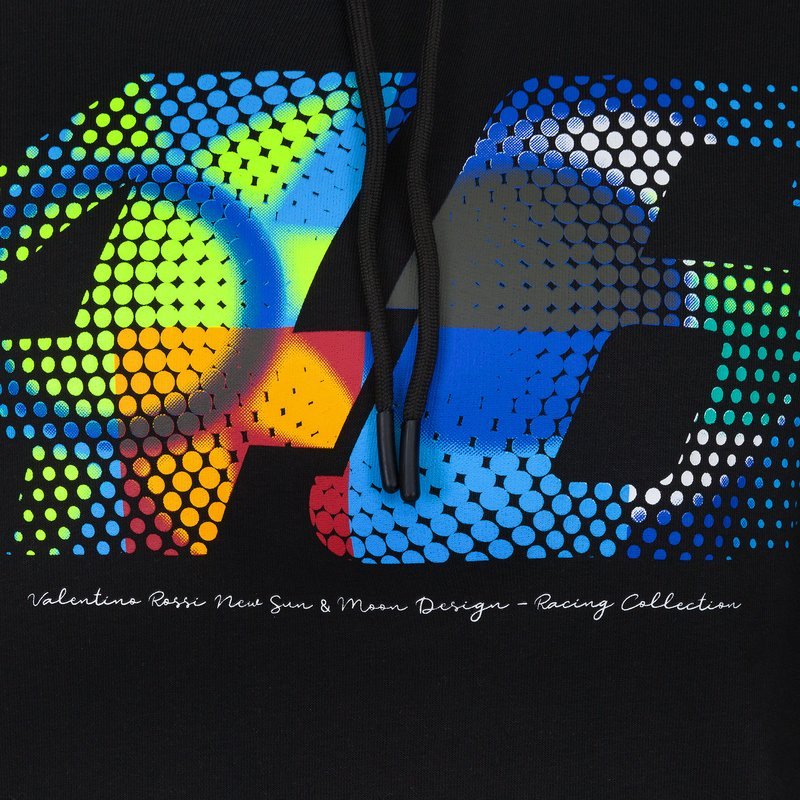 Valentino Rossi Hoodie "Sonne und Mond" - schwarz