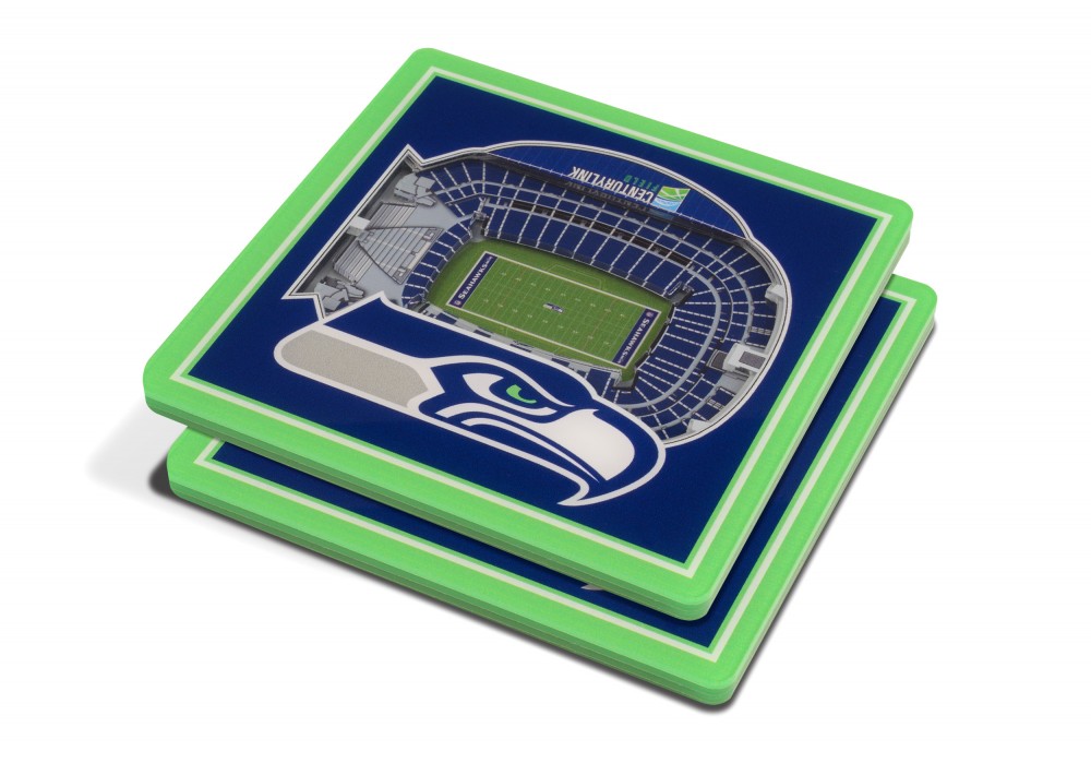 Seattle Seahawks 3DStadiumView Untersetzer 2erSet