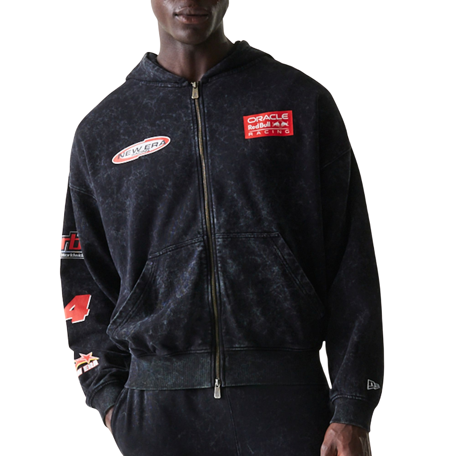Red Bull Racing Kapuzenjacke New Era - schwarz