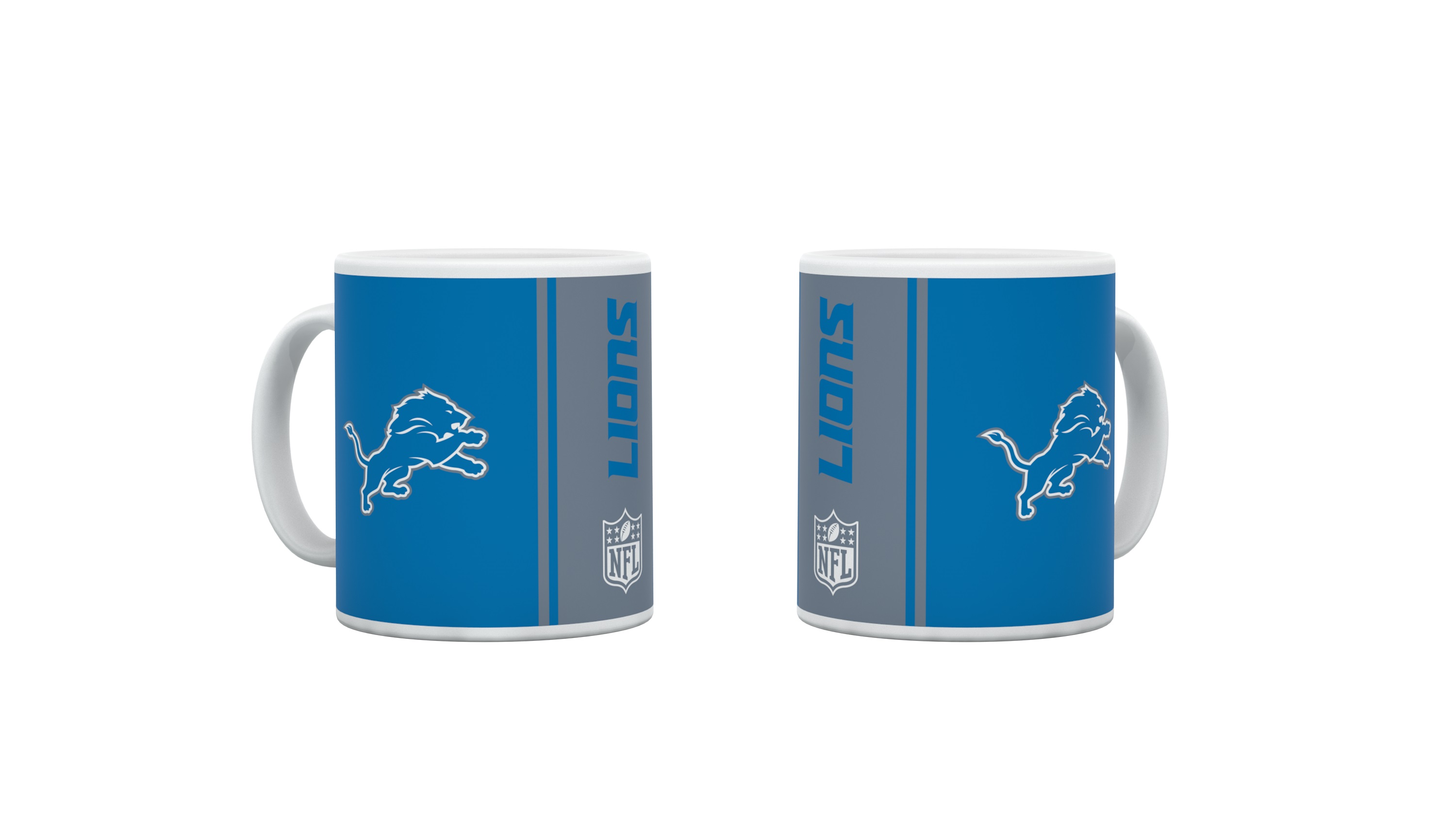 Detroit Lions Tasse "Gridiron" 330ml - blau