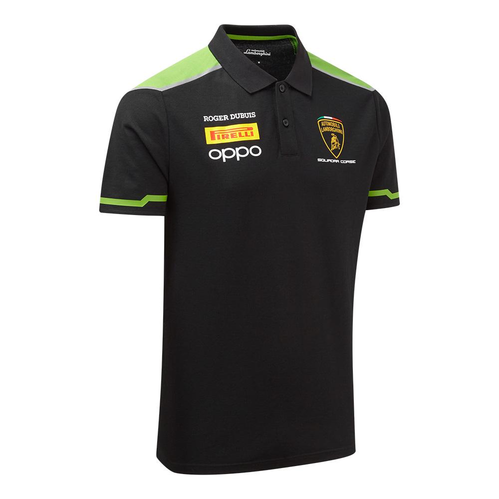 Lamborghini Squadra Corse Poloshirt - schwarz
