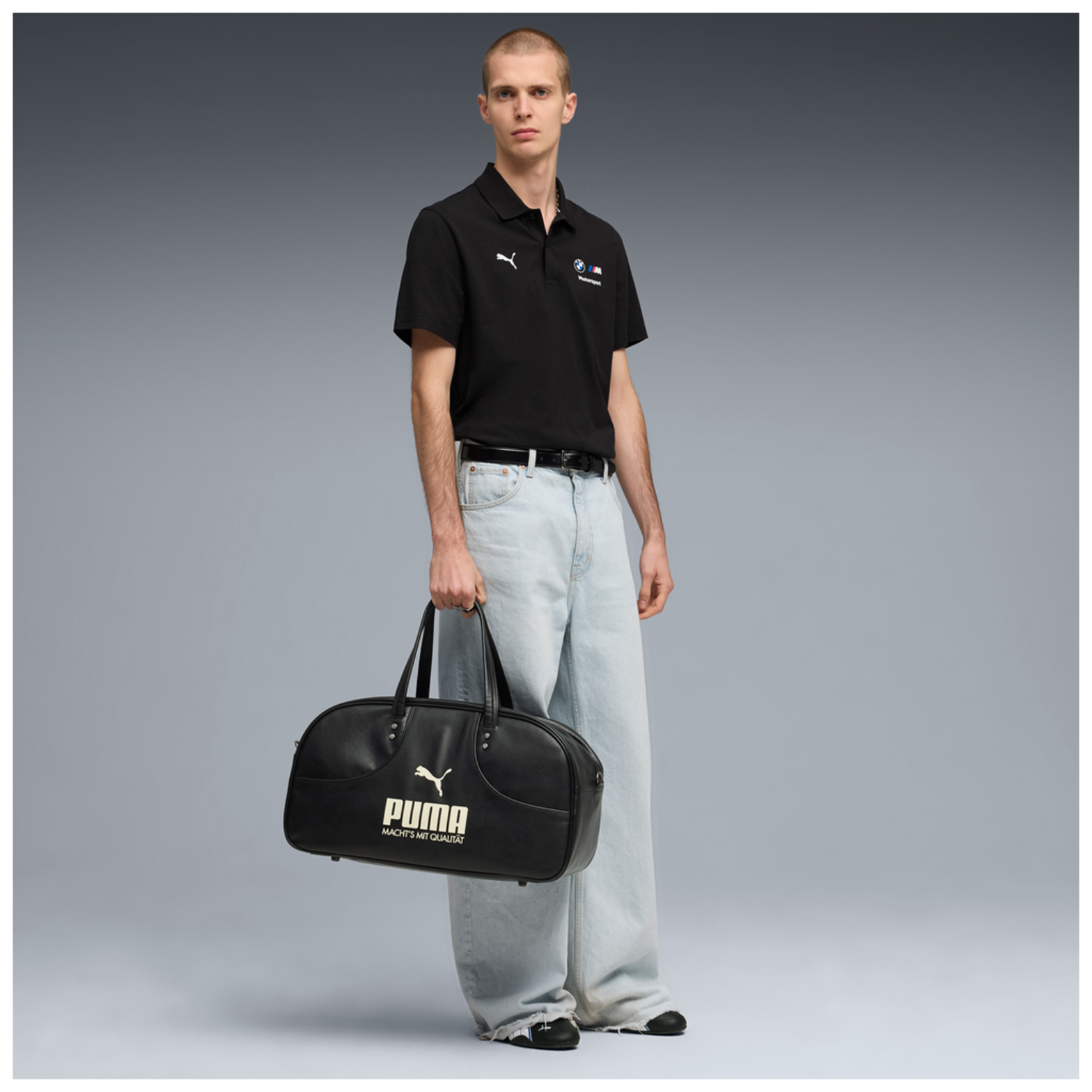 BMW M Motorsport Poloshirt "Essential Logo" Puma - schwarz