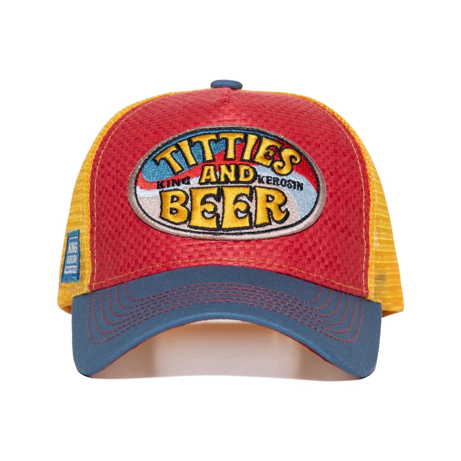 King Kerosin Trucker Cap "Titties and Beer" - multicolor