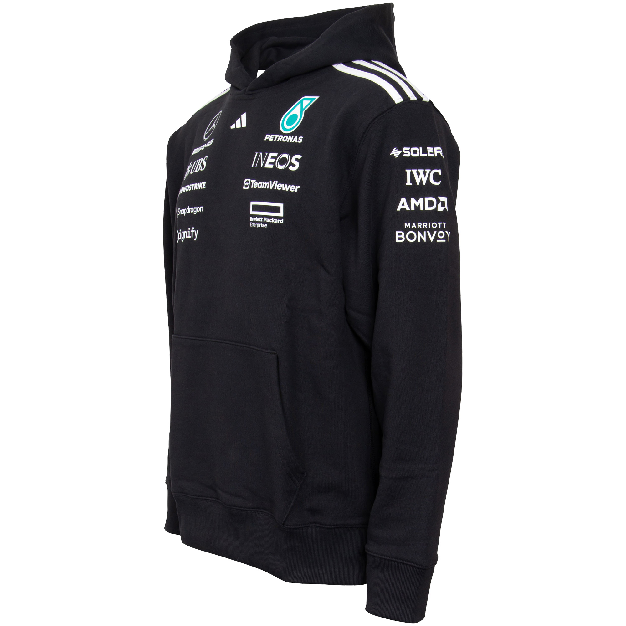 Mercedes AMG Petronas Adidas Team Kapuzenpullover - schwarz Mercedes AMG Petronas Adidas Team Kapuzenpullover - schwarz
