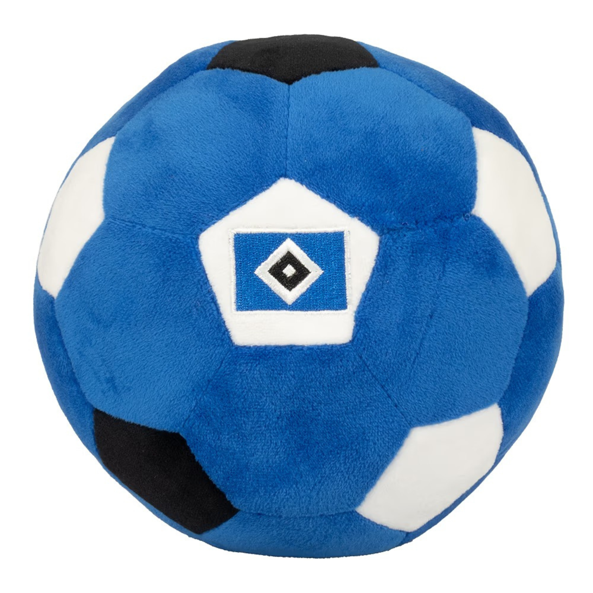 HSV Plüschball blau-weiß-schwarz