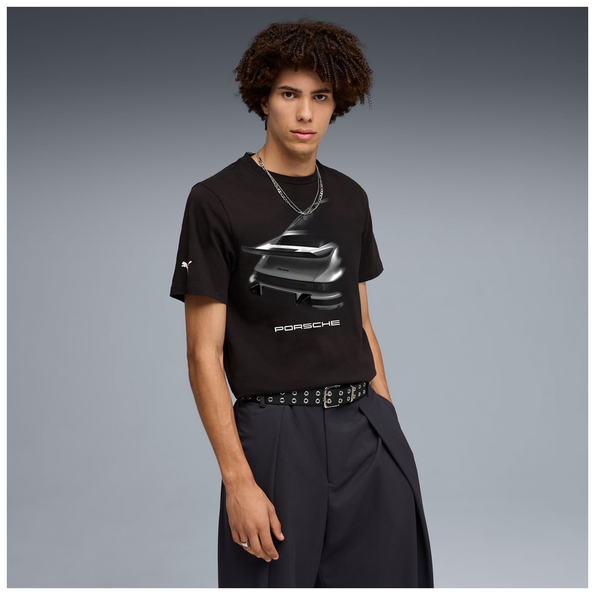 Porsche T-Shirt 'Carrera' Puma 2026 - schwarz
