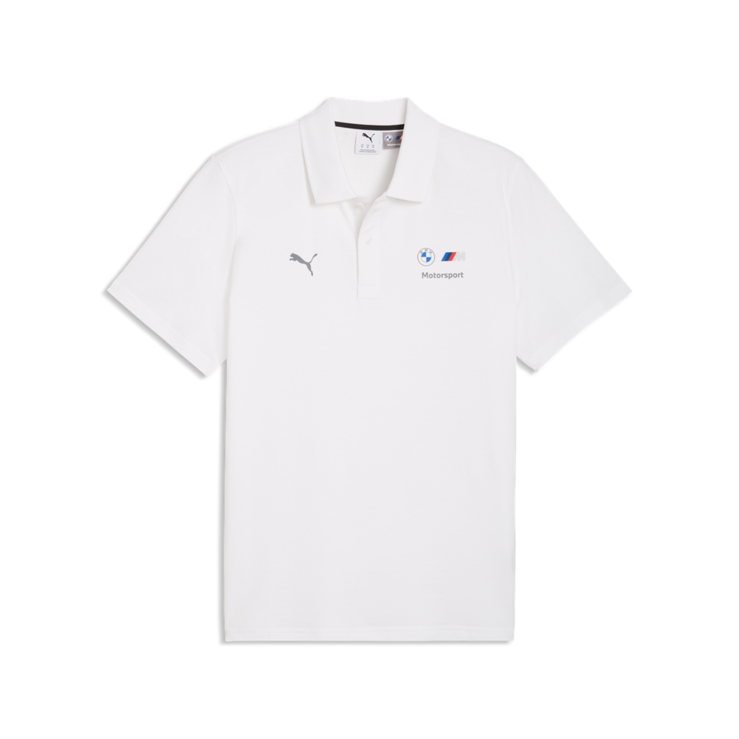 BMW M Motorsport Poloshirt "Essential Logo" Puma - weiß