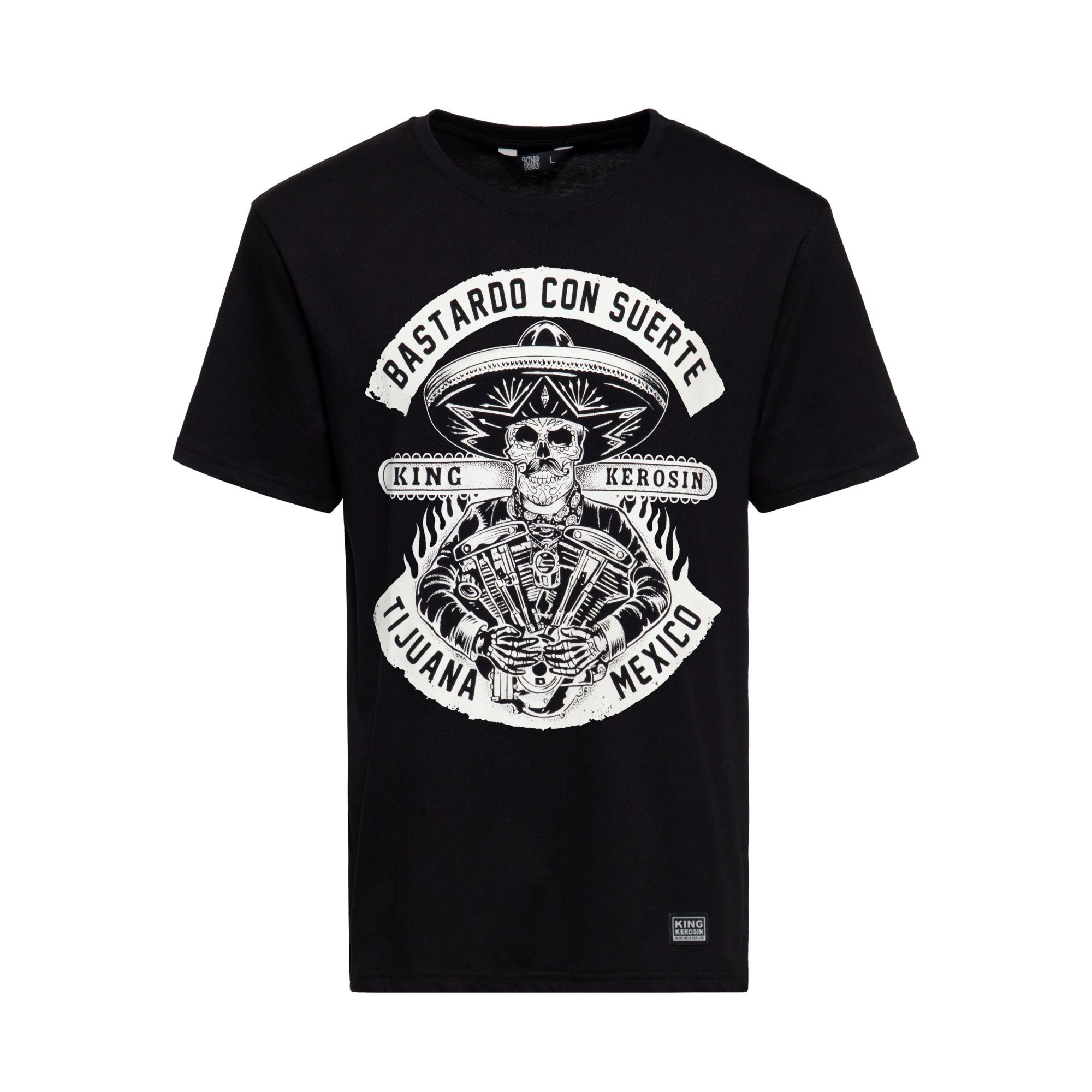 King Kerosin - T-Shirt "Bastardo Con Suerte"