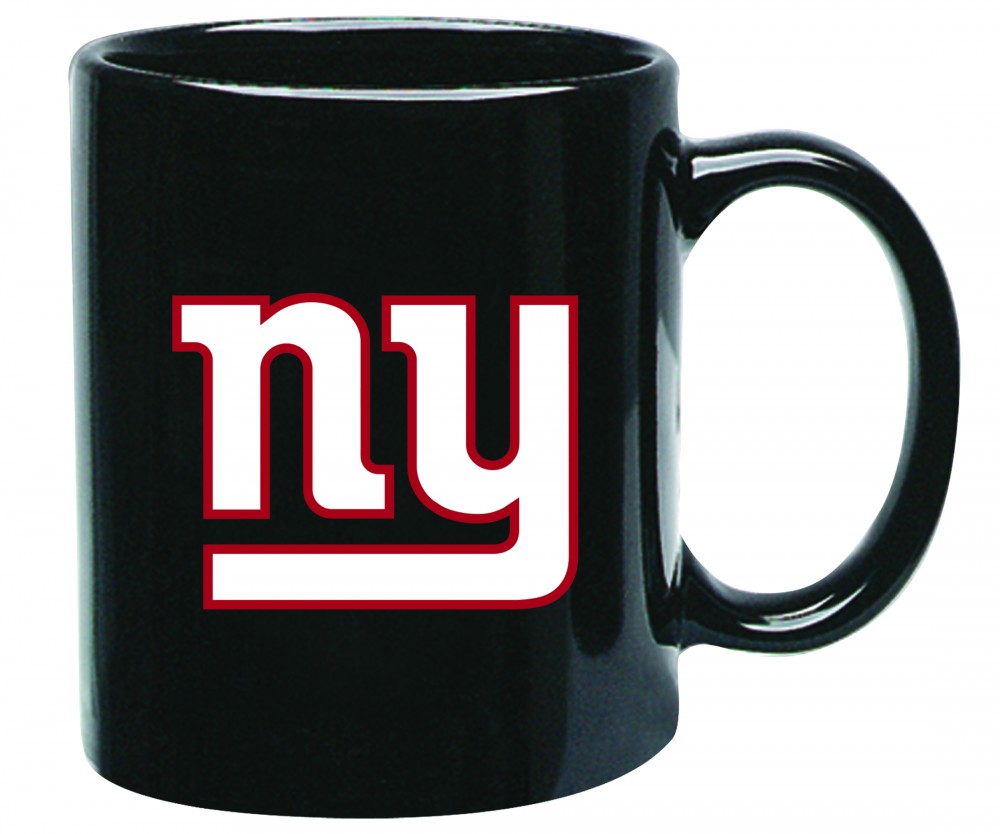 New York Giants Black Glossy Mug