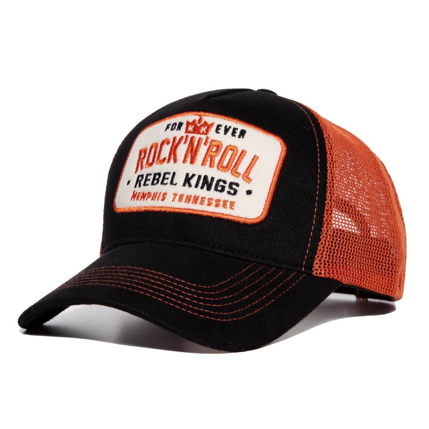 King Kerosin Trucker Cap "Rebel Kings" - schwarz