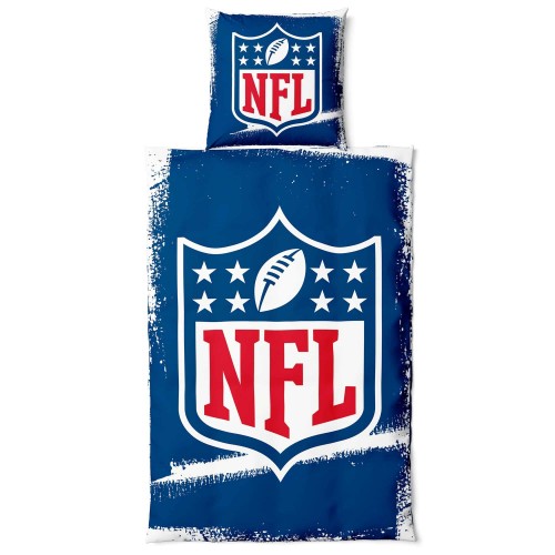 NFL - Shield Bettwäsche-Set "RAW" - blau