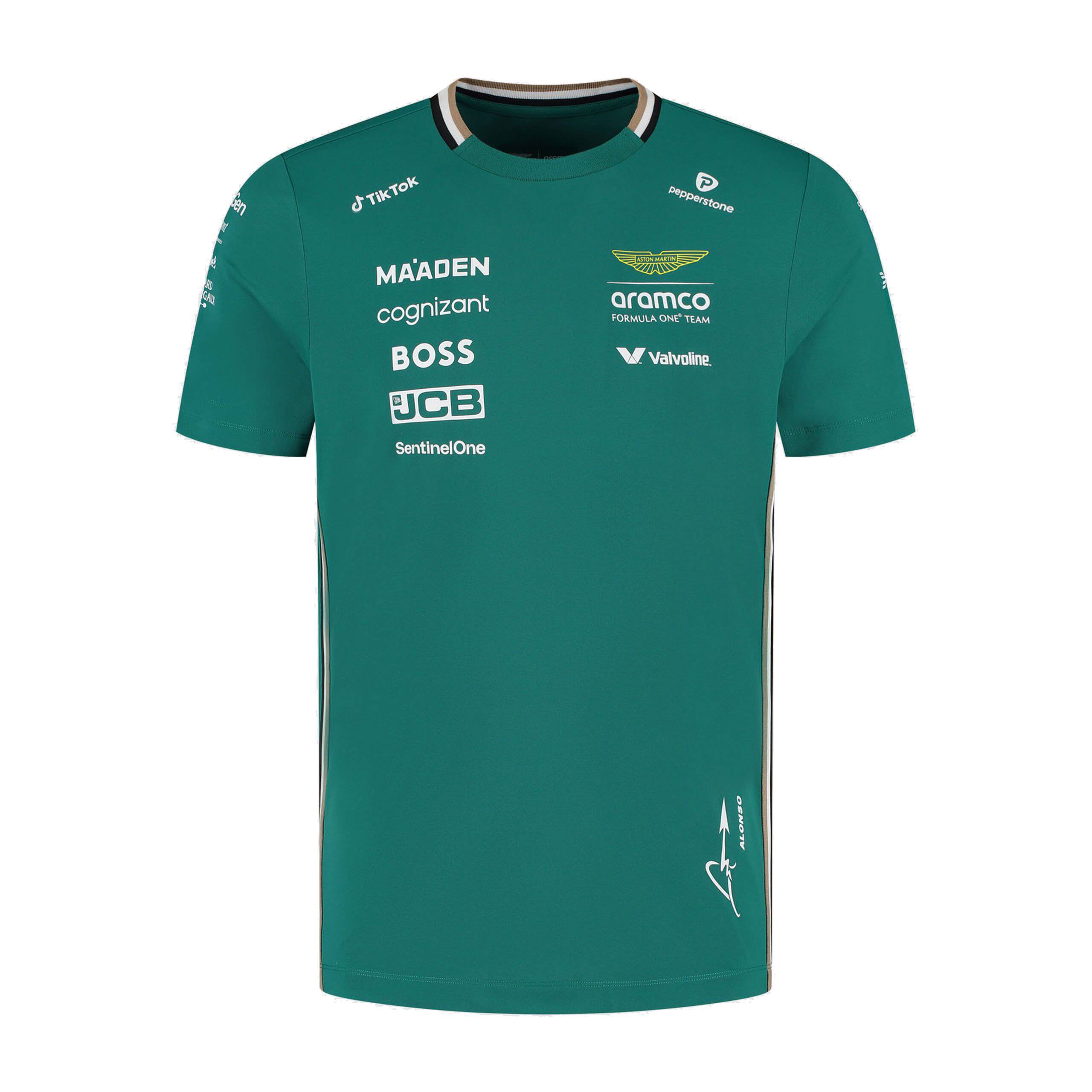Aston Martin F1 Fernando Alonso T-Shirt  2025 - grün
