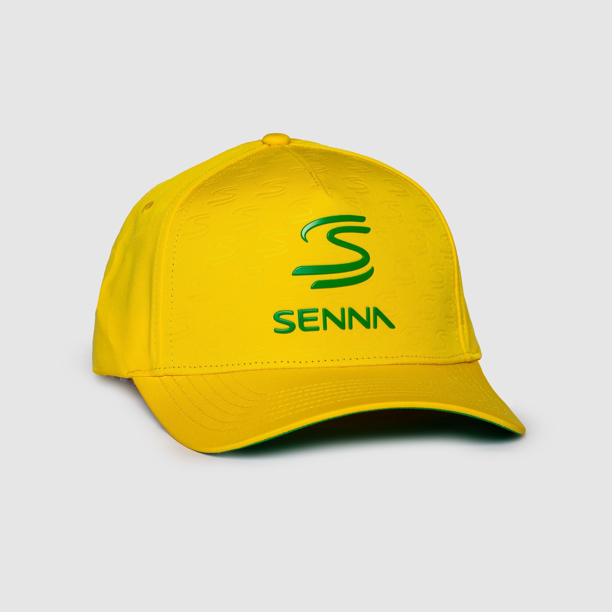 Ayrton Senna Cap Logo Geprägt - gelb