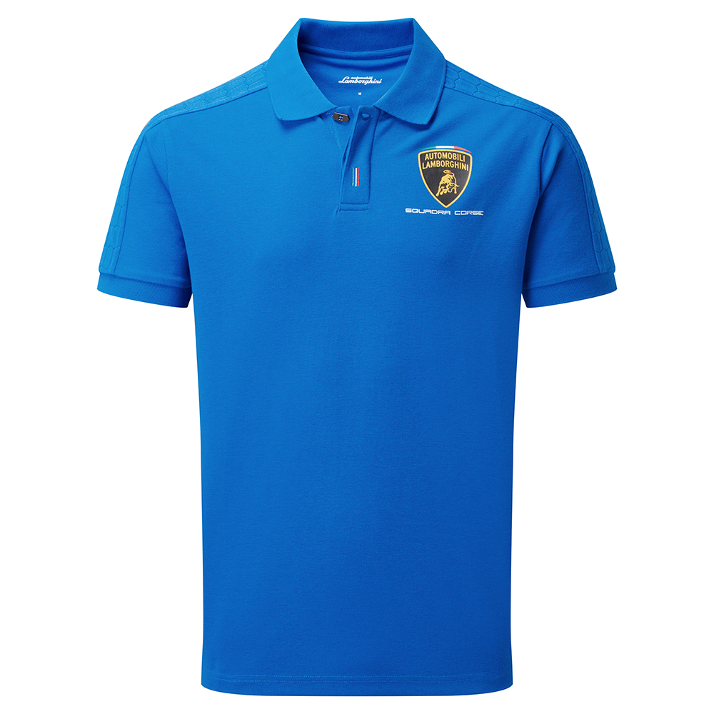 Lamborghini Squadra Corse Polohemd - blau