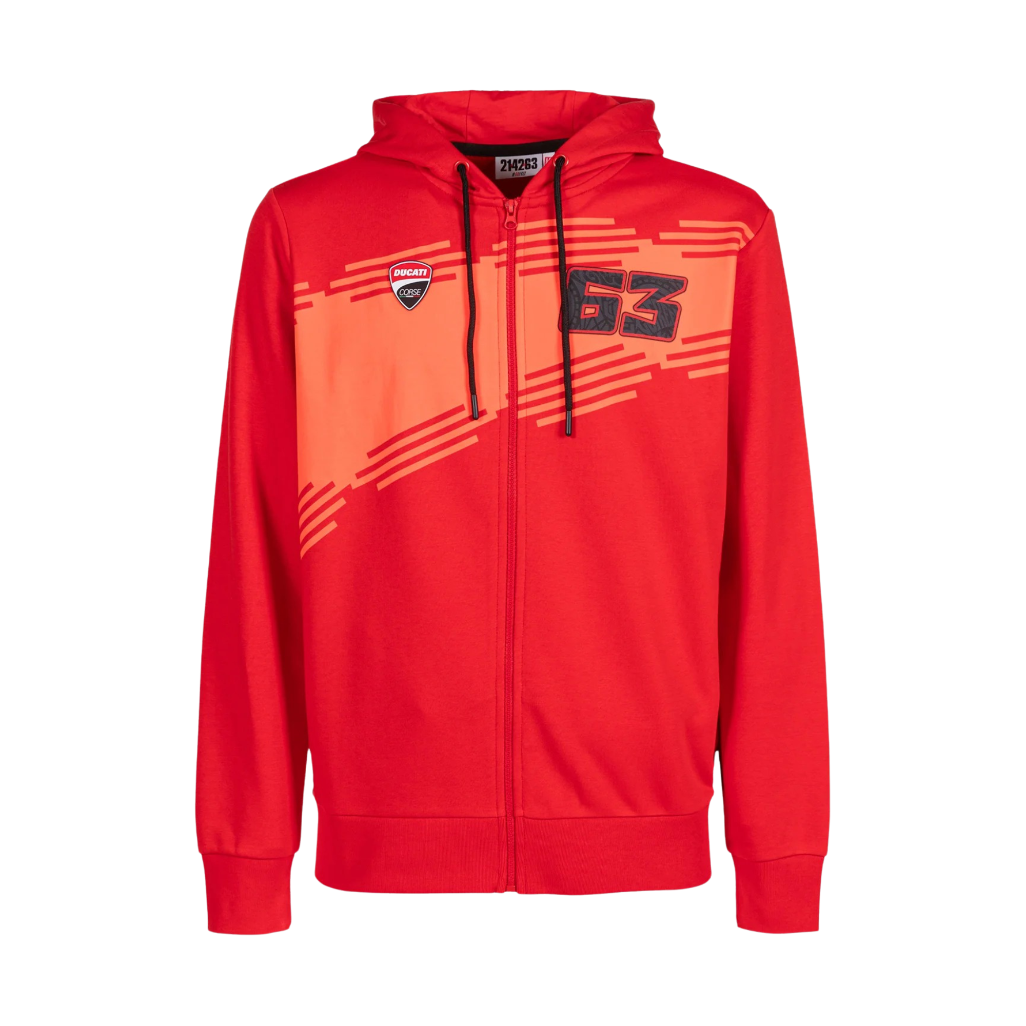 Ducati Corse Kapuzenjacke 63 Bagnaia
