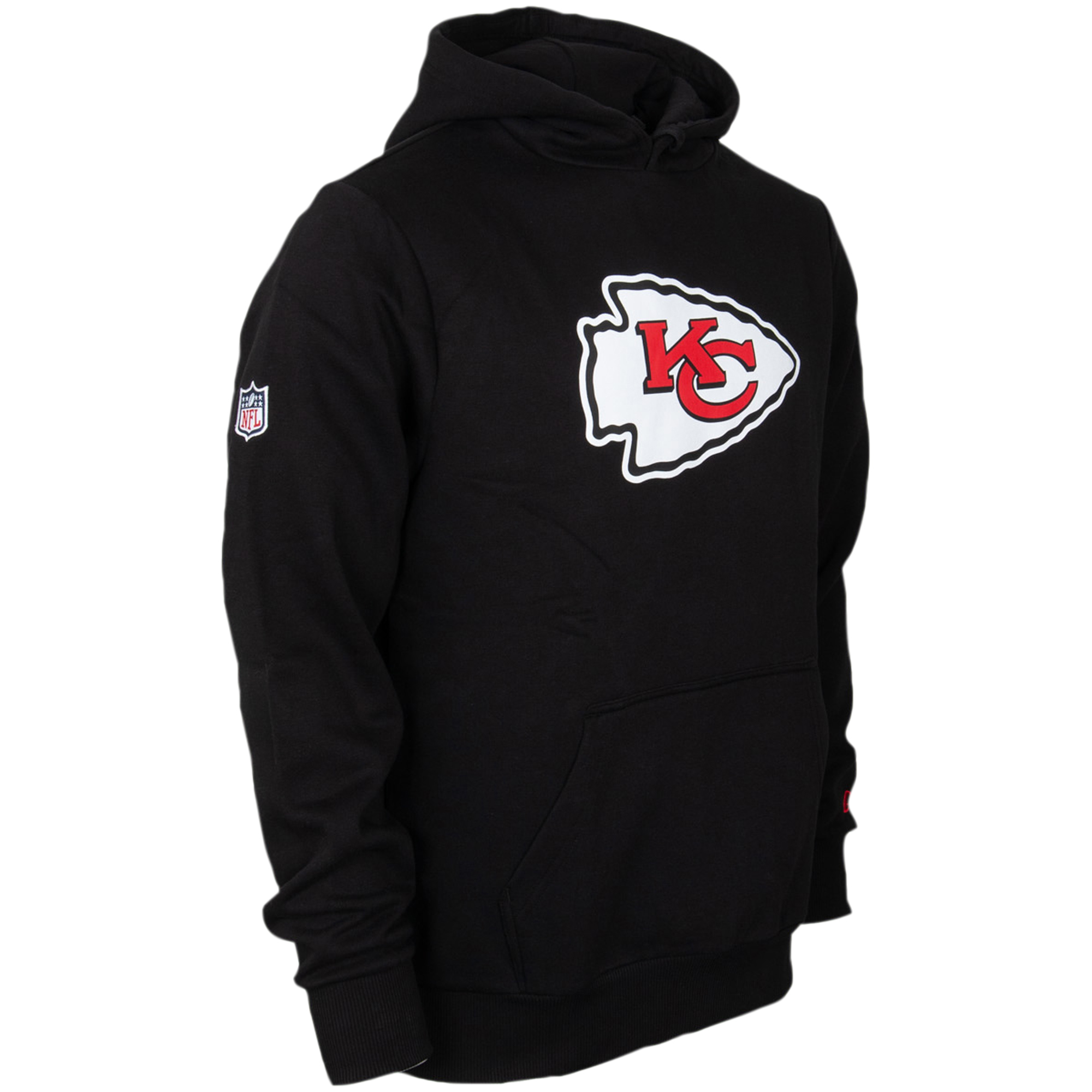 Kansas City Chiefs New Era Logo Kapuzenpullover - schwarz