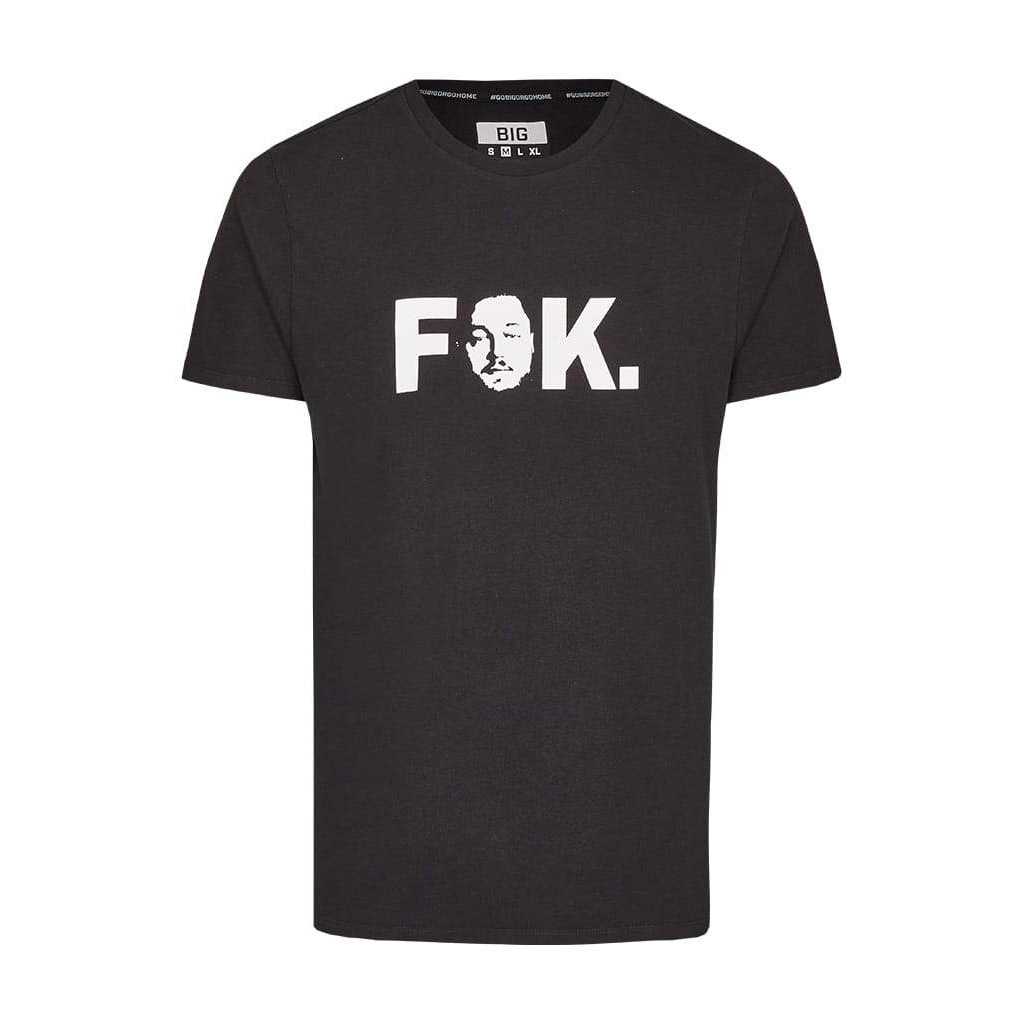 BIG T-Shirt "FAK" - schwarz