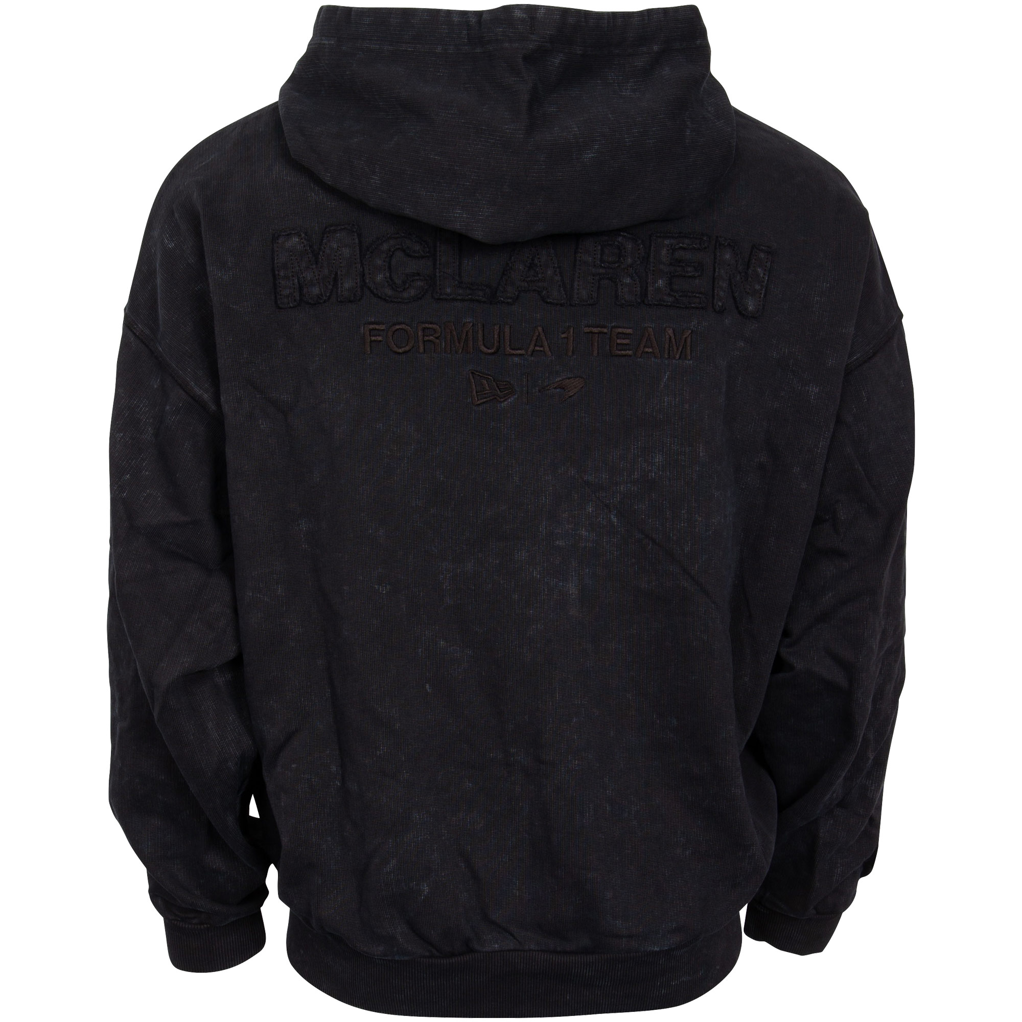 McLaren F1 New Era Kapuzenjacke Washed - schwarz