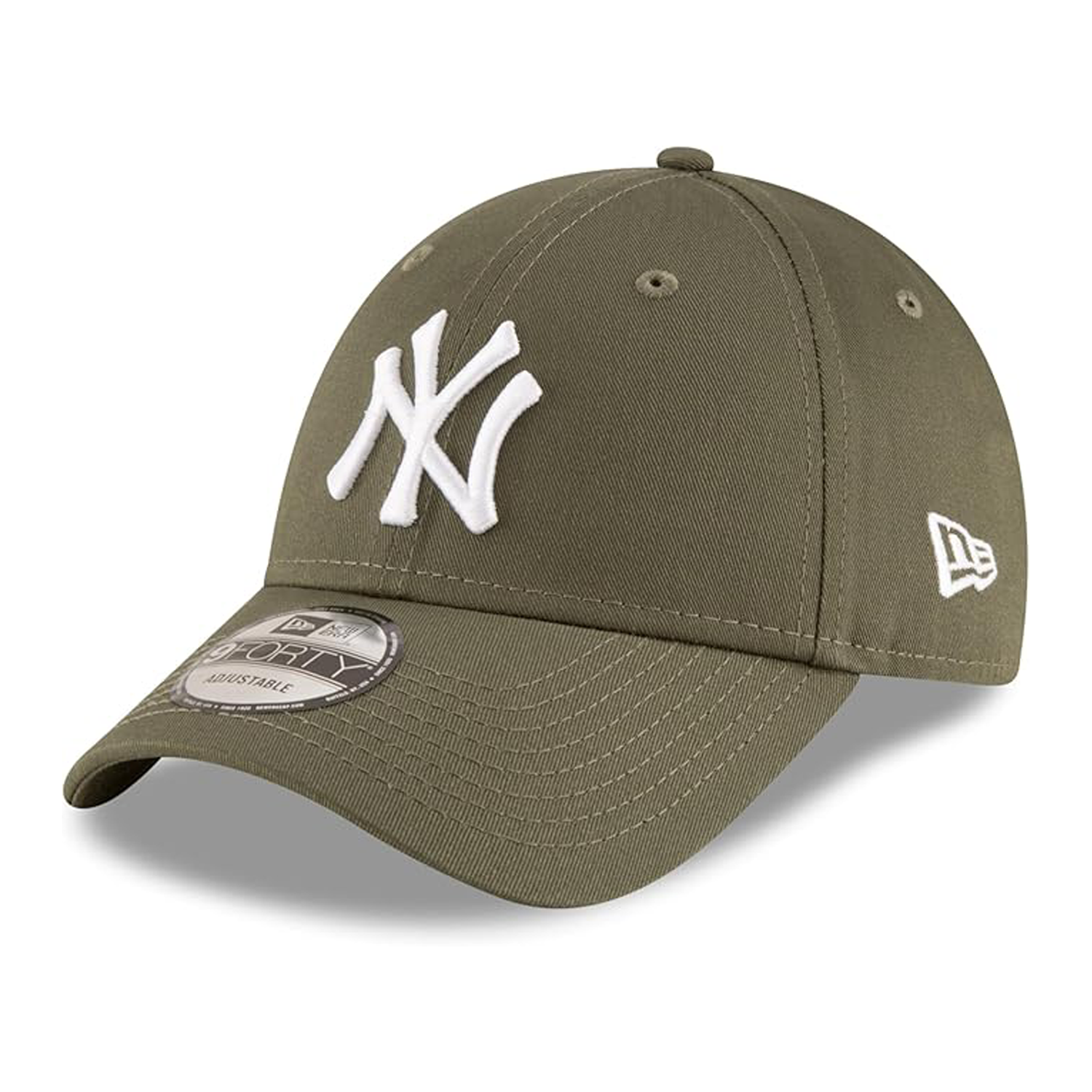 New York Yankees Essential 9FORTY verstellbare New Era Cap - oliv