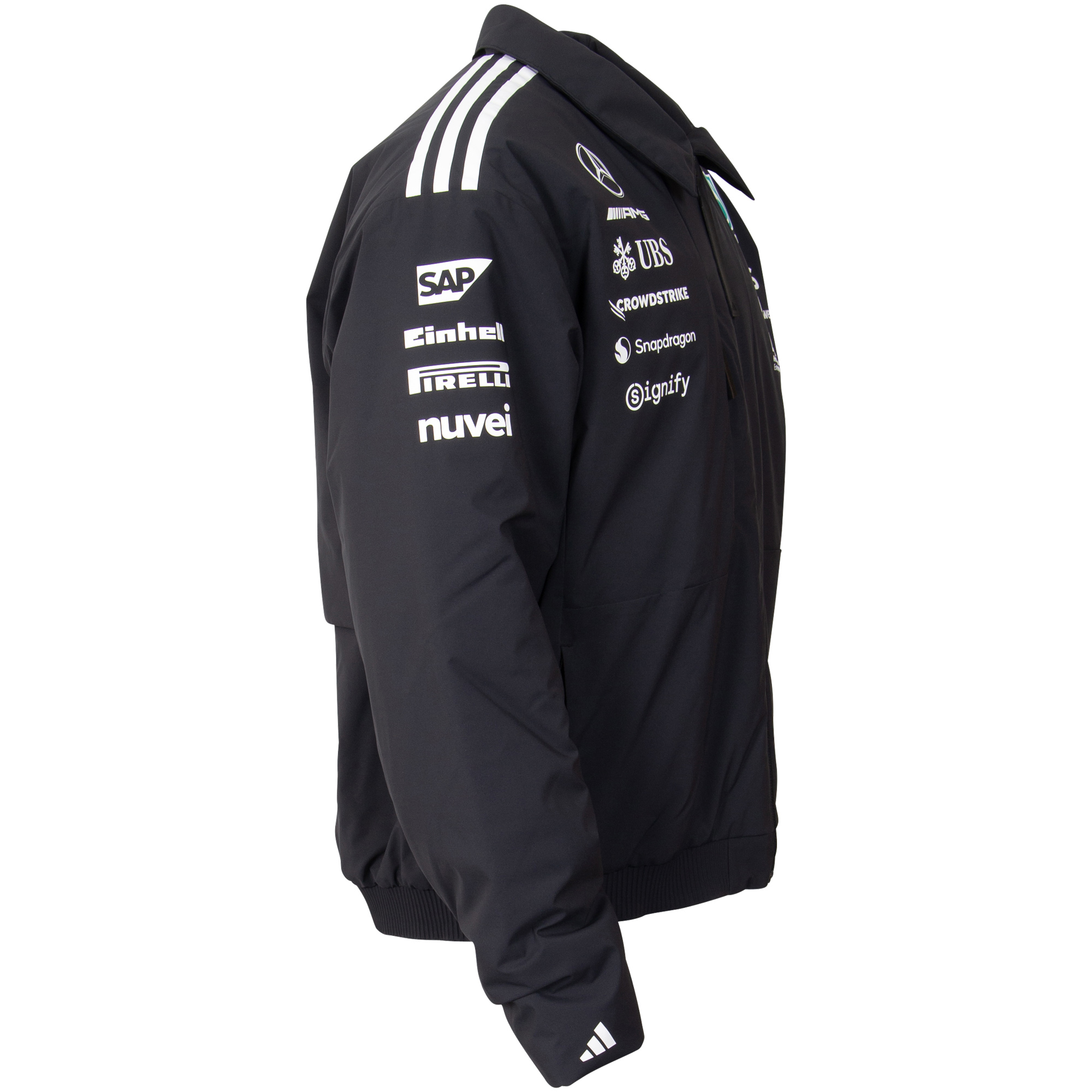 Mercedes AMG Petronas Adidas Teamjacke - schwarz