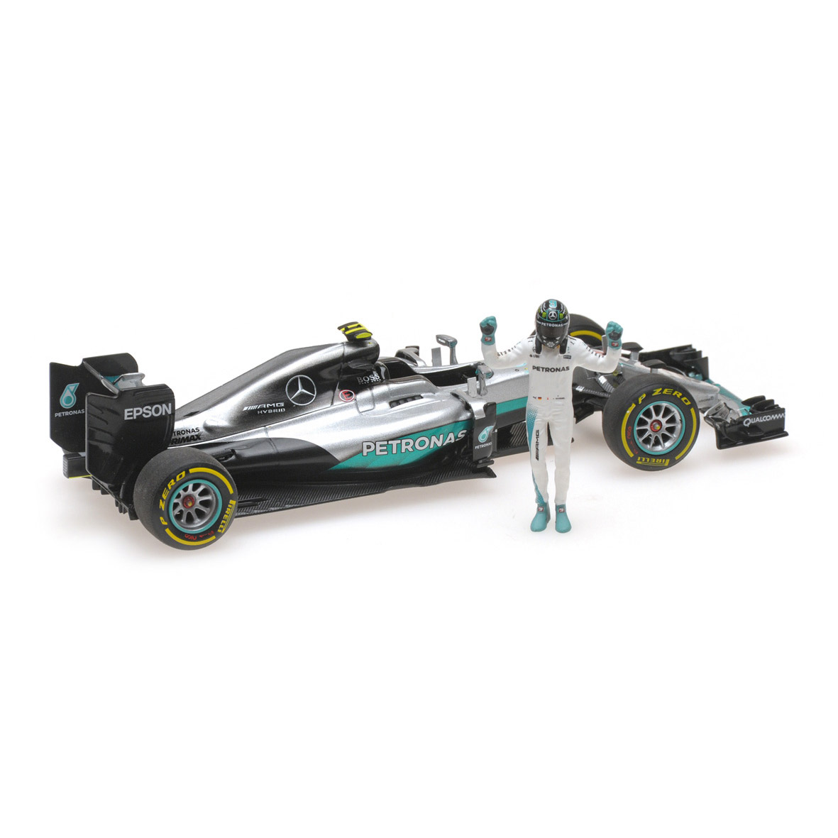 Mercedes AMG Petronas W07, Nico Rosberg, Abu Dhabi 2016, 1:43